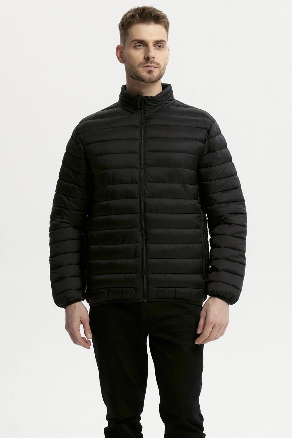 Parka Hombre Básica Negro