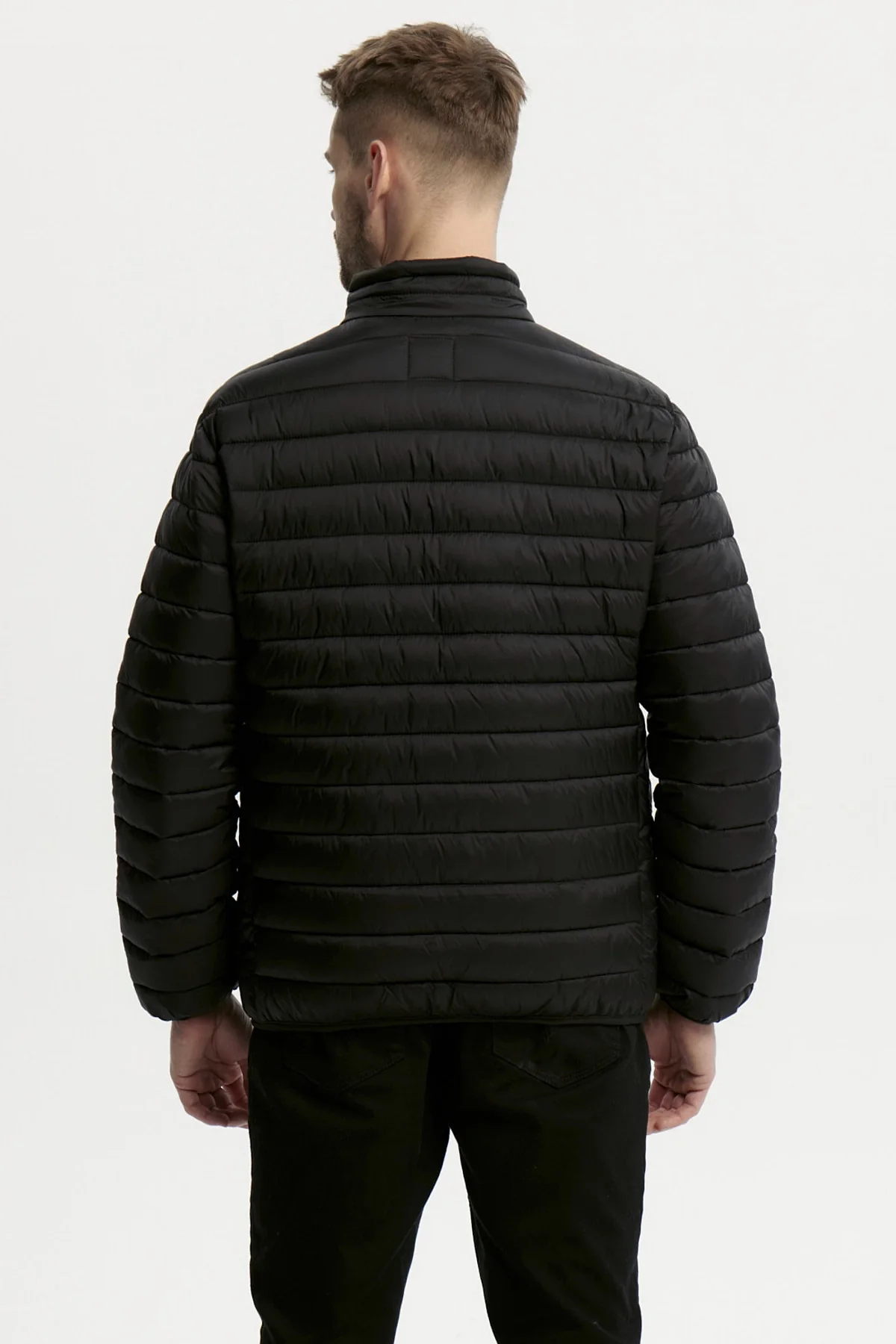 Parka Hombre Básica Negro - Image 3
