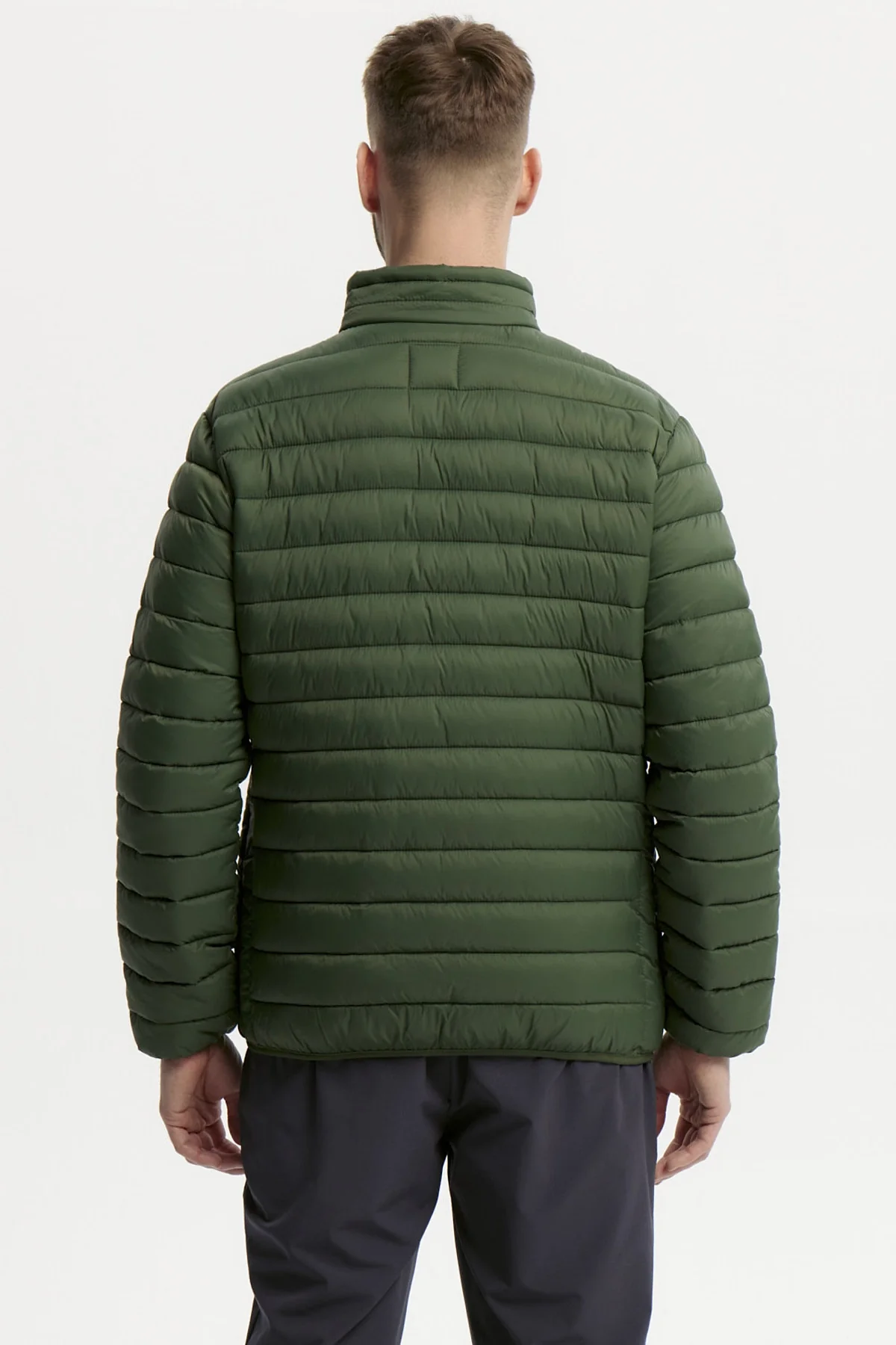 Parka Hombre Básica Verde - Image 3