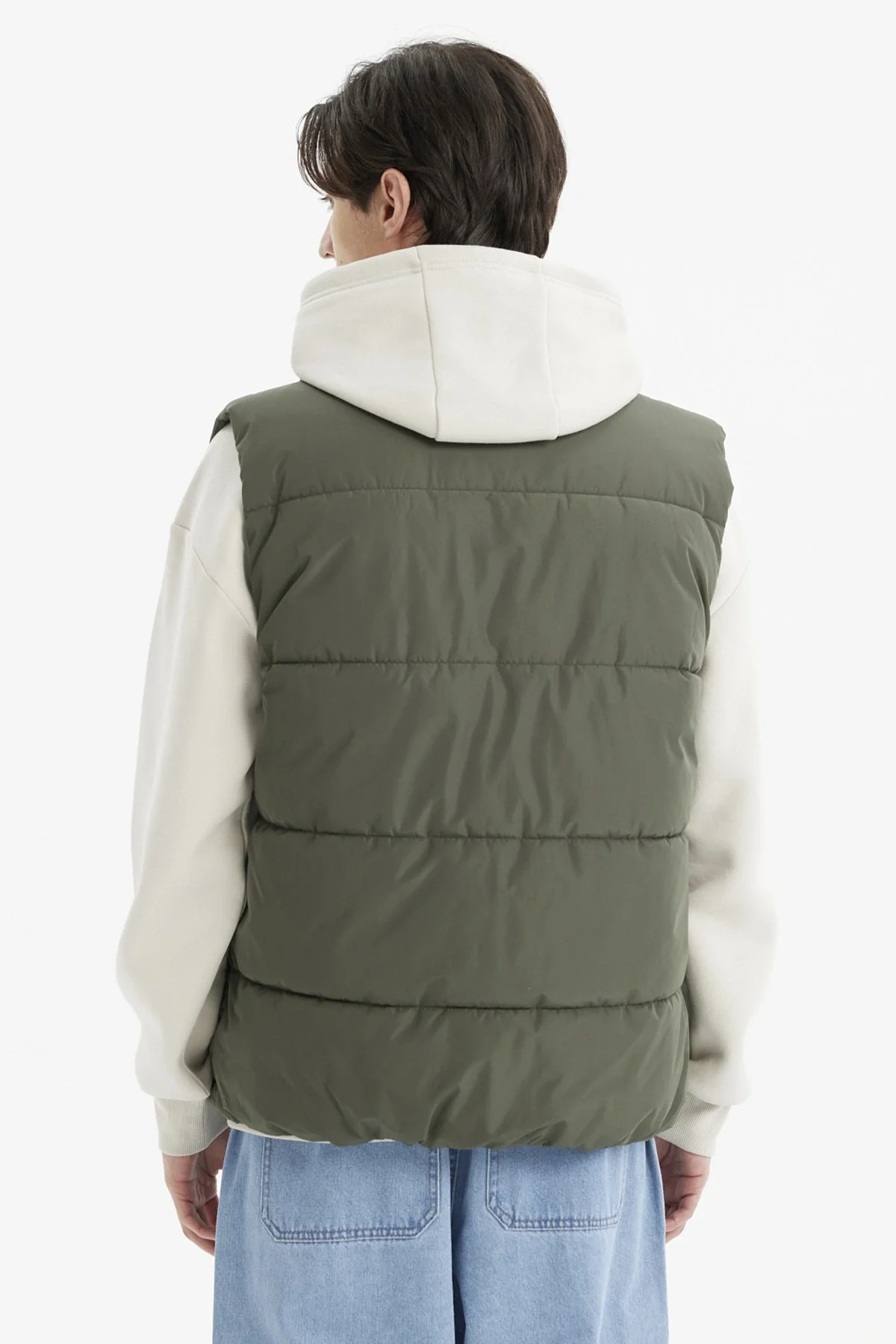 Parka Hombre Puffa Lisa Verde Militar - Image 3