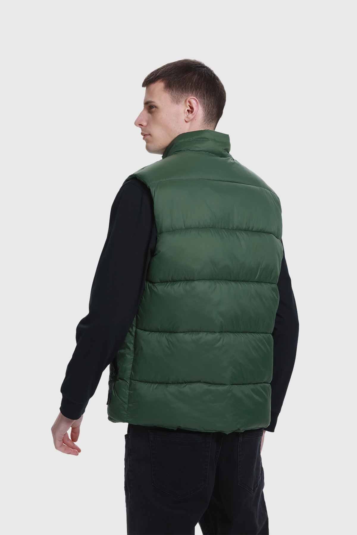 Parka Hombre Puffa Verde Militar - Image 3