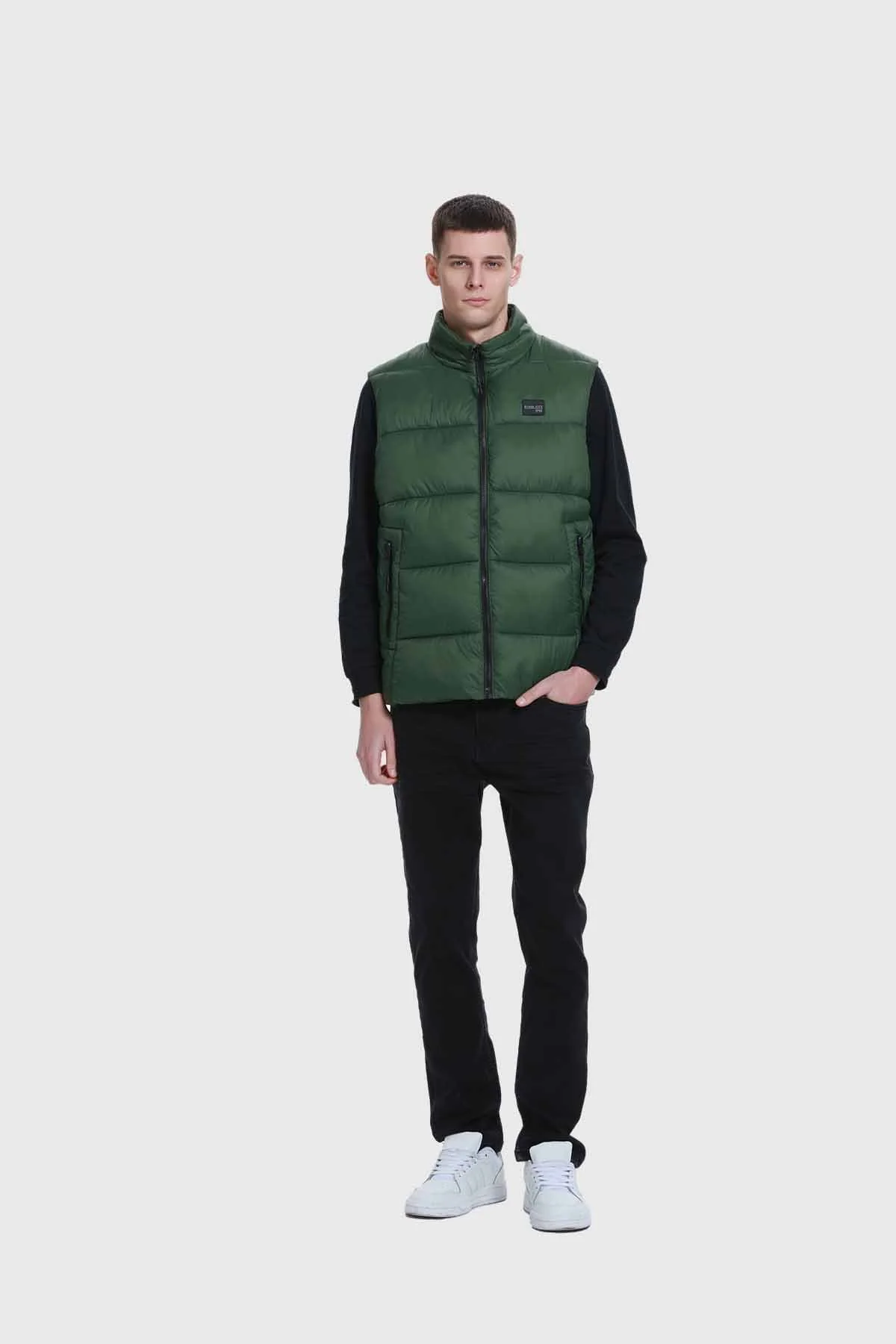 Parka Hombre Puffa Verde Militar - Image 4