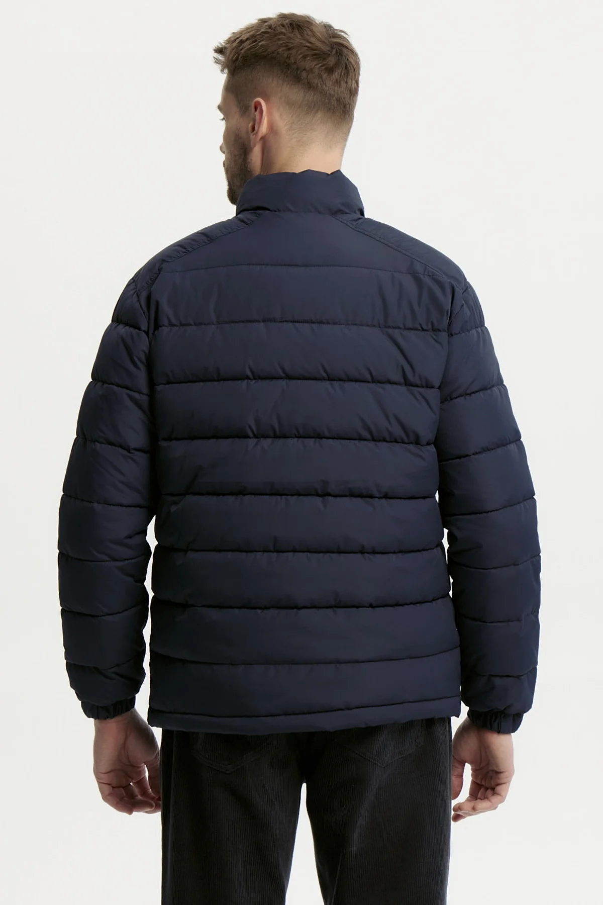 Parka Hombre Slim Azul Marino - Image 3
