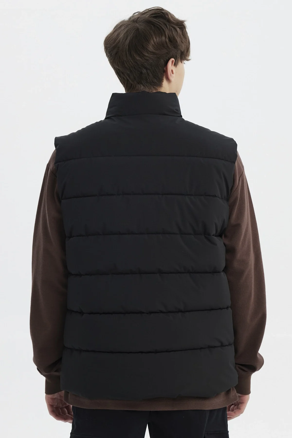 Parka Hombre Slim Negro - Image 3
