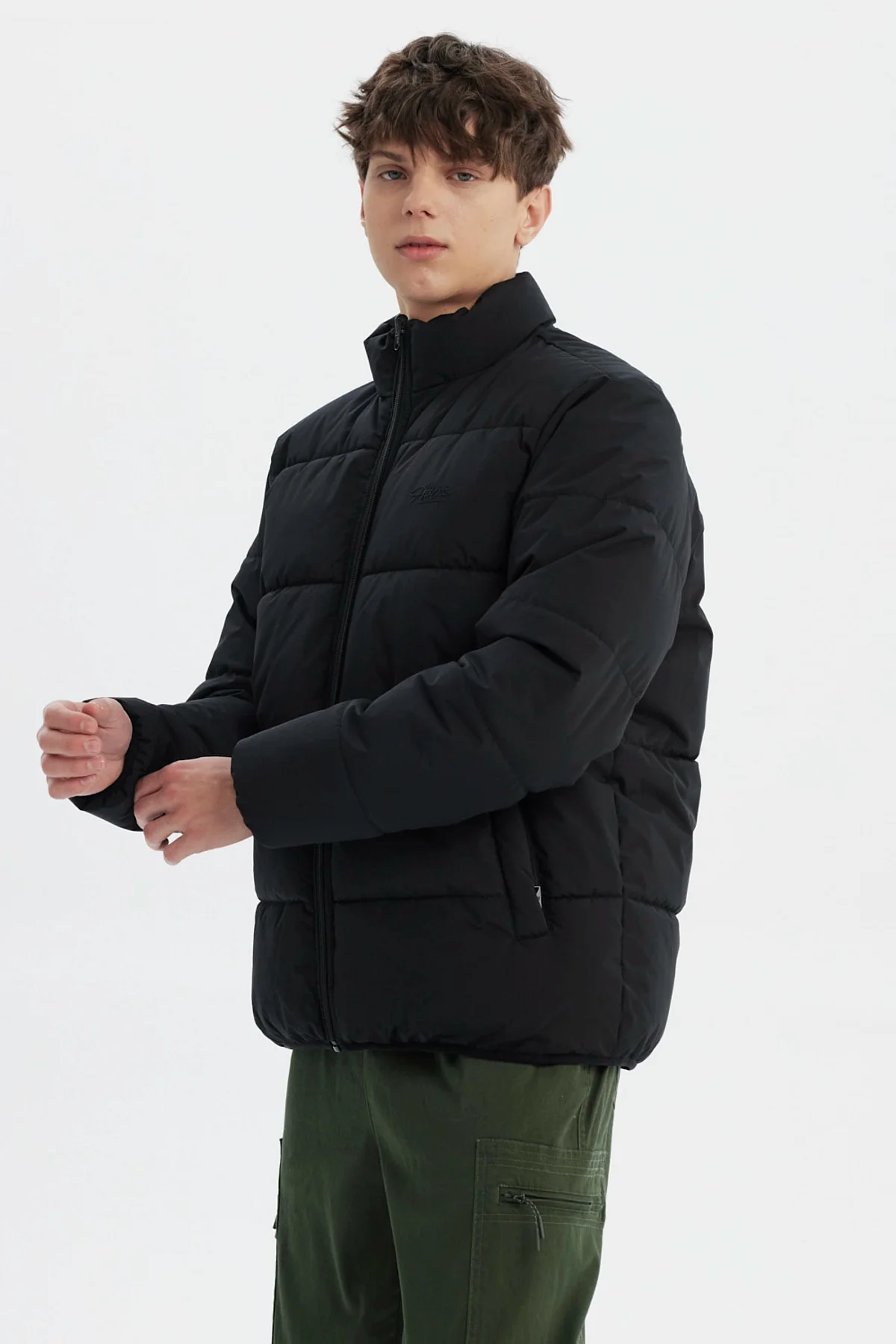 Parka Hombre Slim Reversible Negro - Image 2