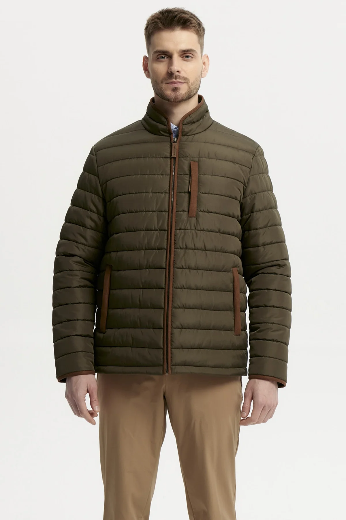 Parka Hombre Slim Verde
