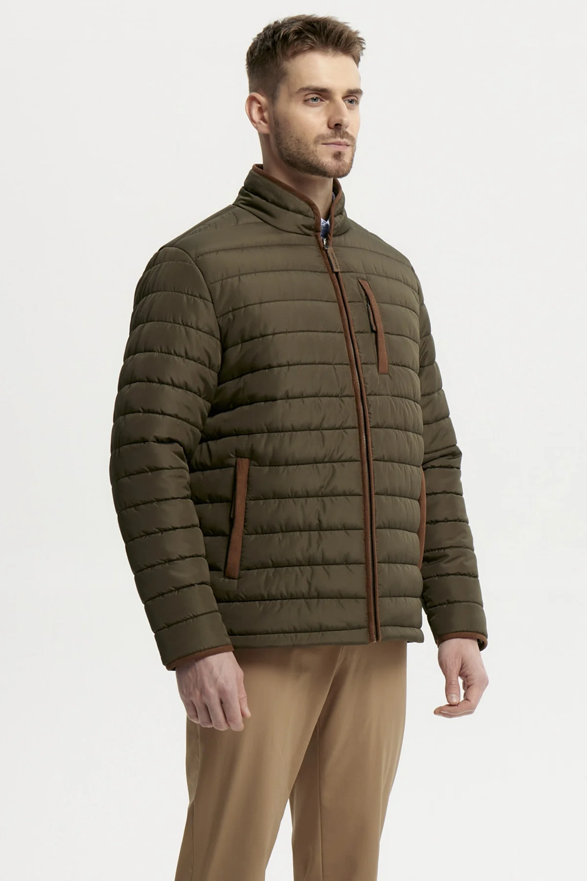 Parka Hombre Slim Verde - Image 2