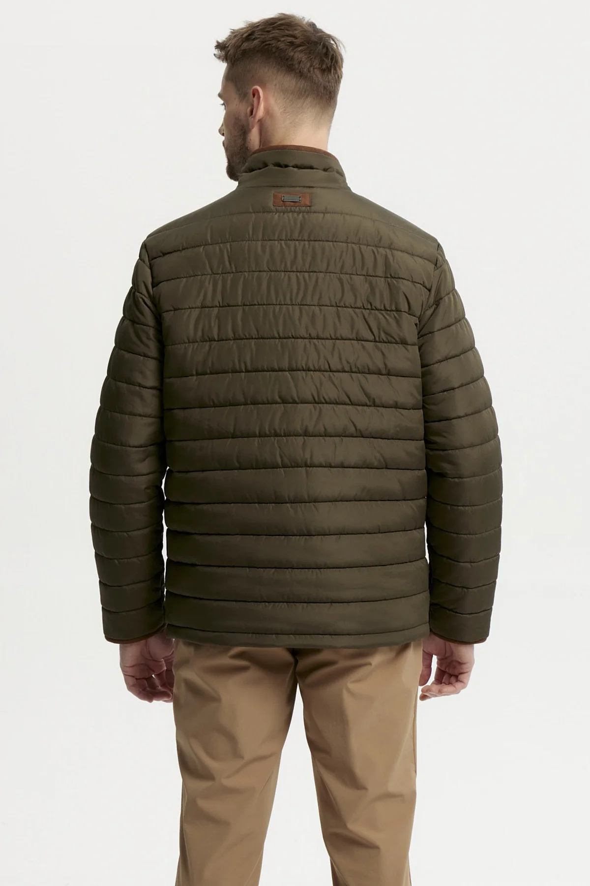 Parka Hombre Slim Verde - Image 3