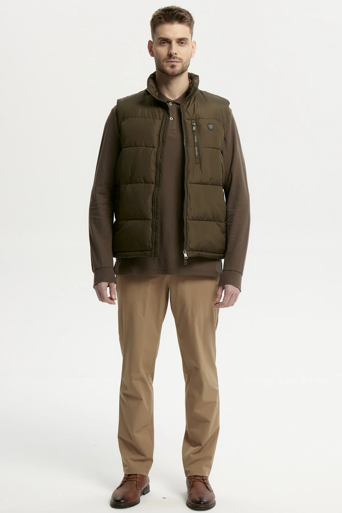 Parka Hombre Slim Verde - Image 4