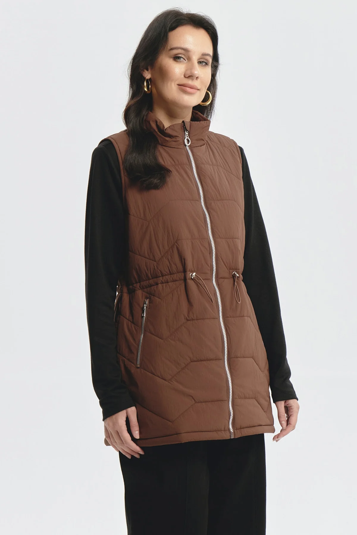 Parka Mujer Lisa Café - Image 2