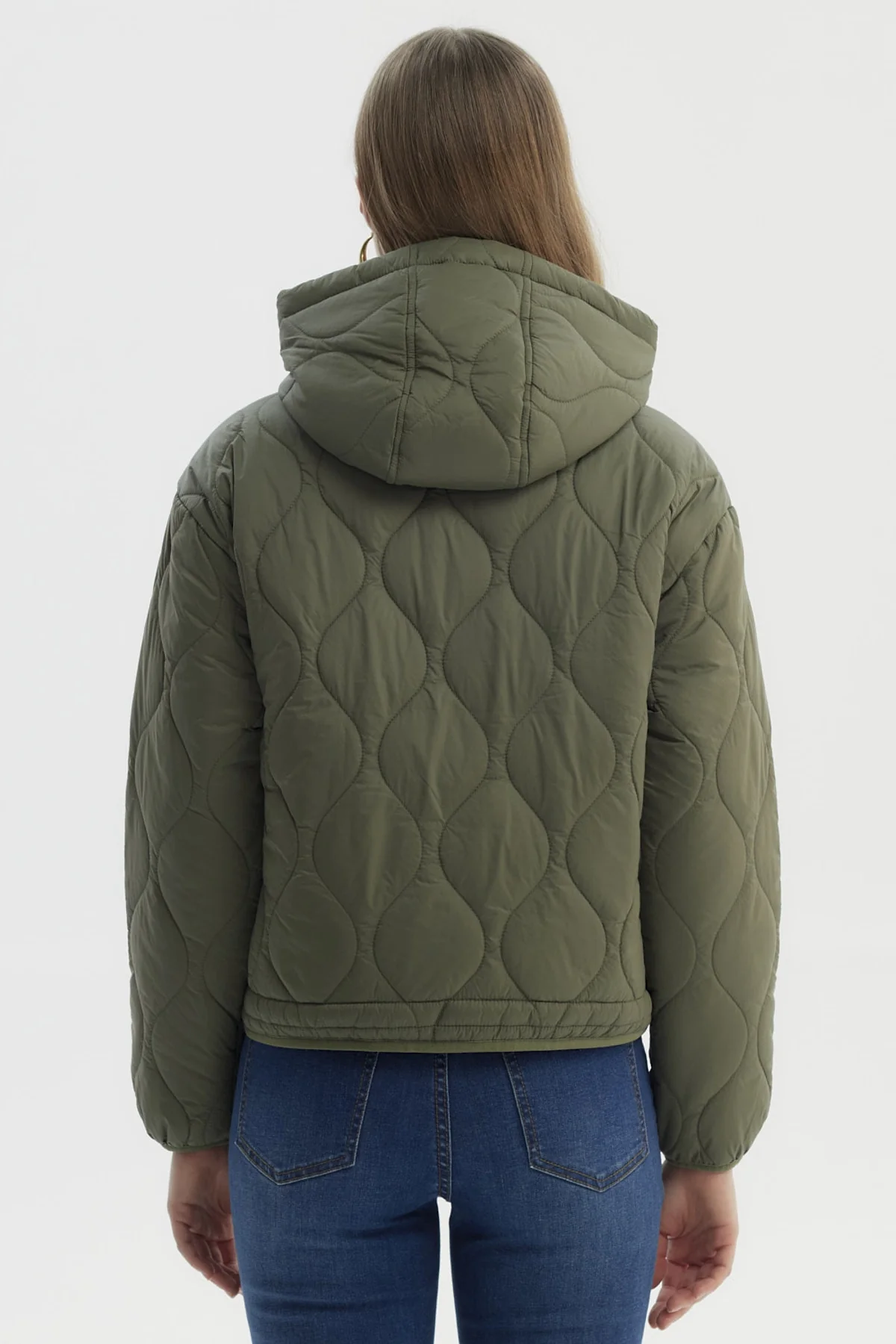Parka Mujer New Verde Militar - Image 3