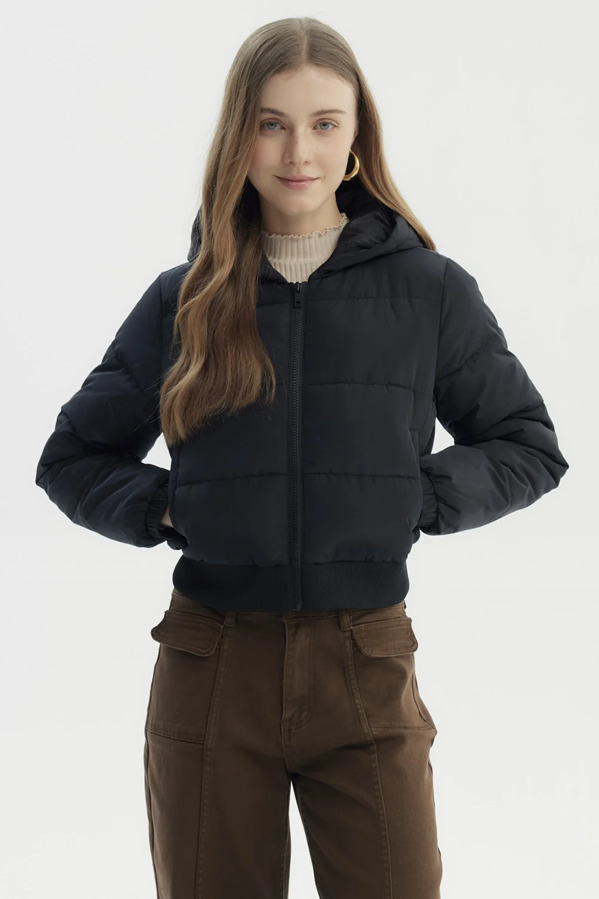 Parka Mujer Puffa Chiporro Negro
