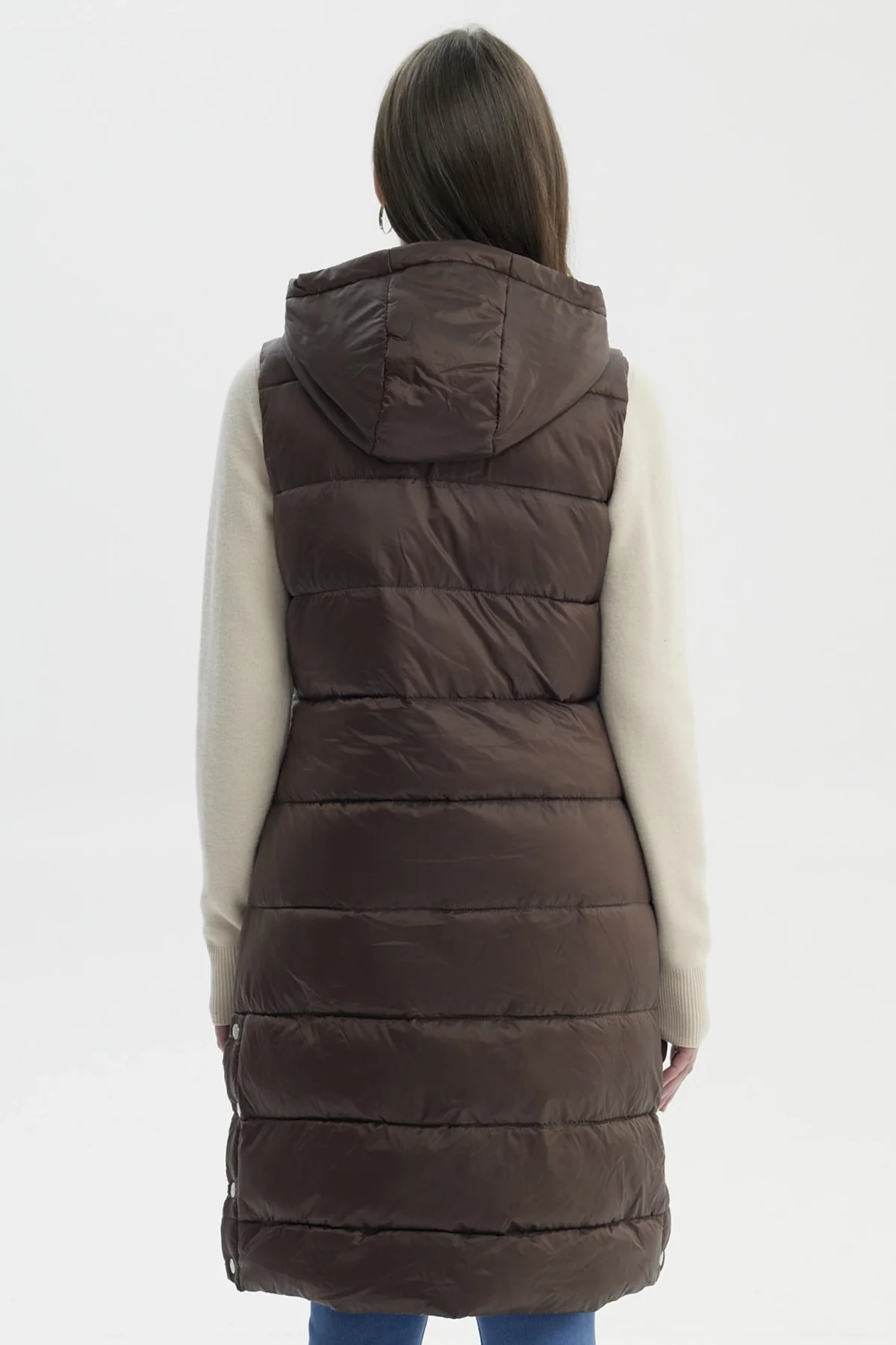 Parka Mujer Slim Chocolate - Image 3