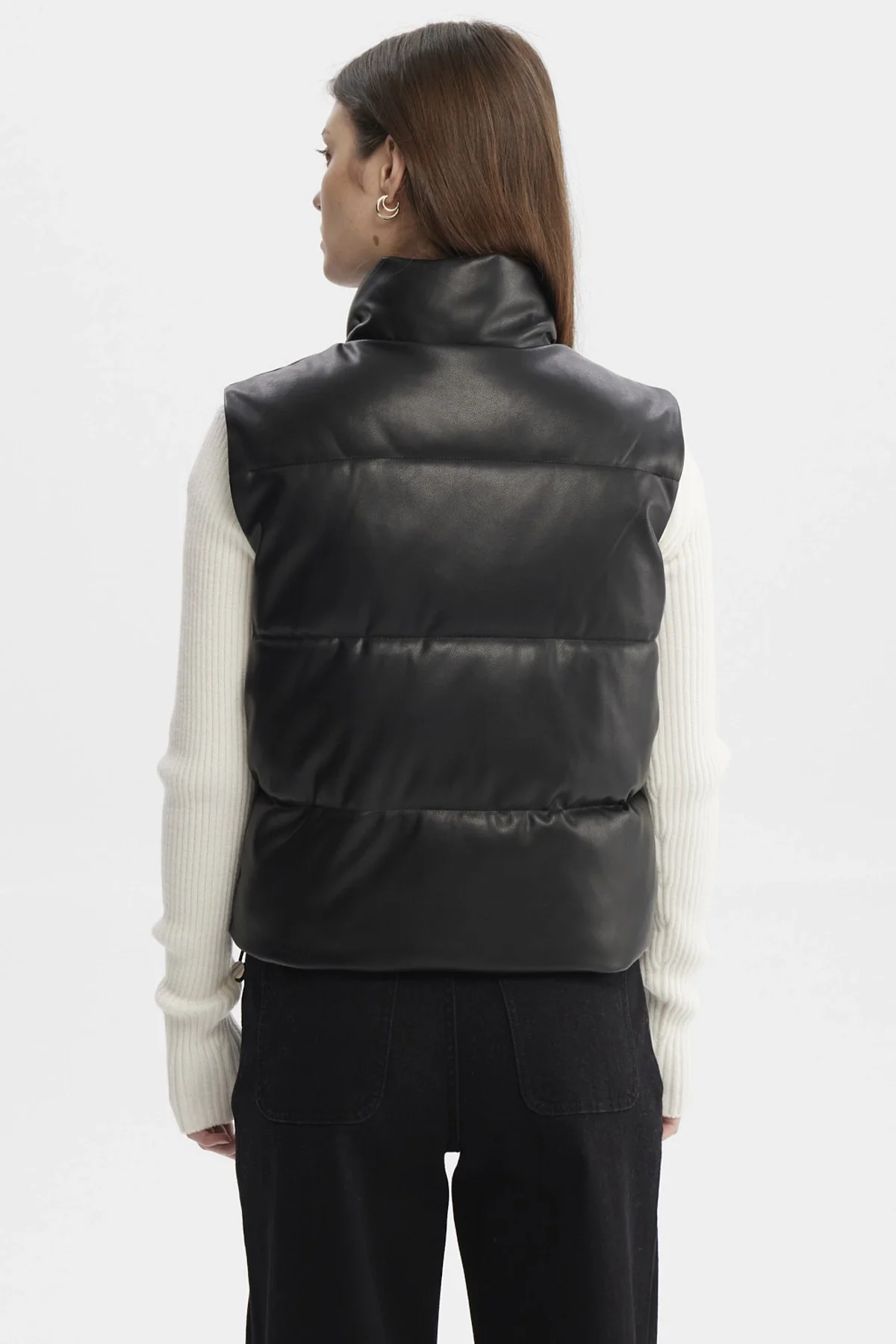 Parka Mujer Slim Negro - Image 3