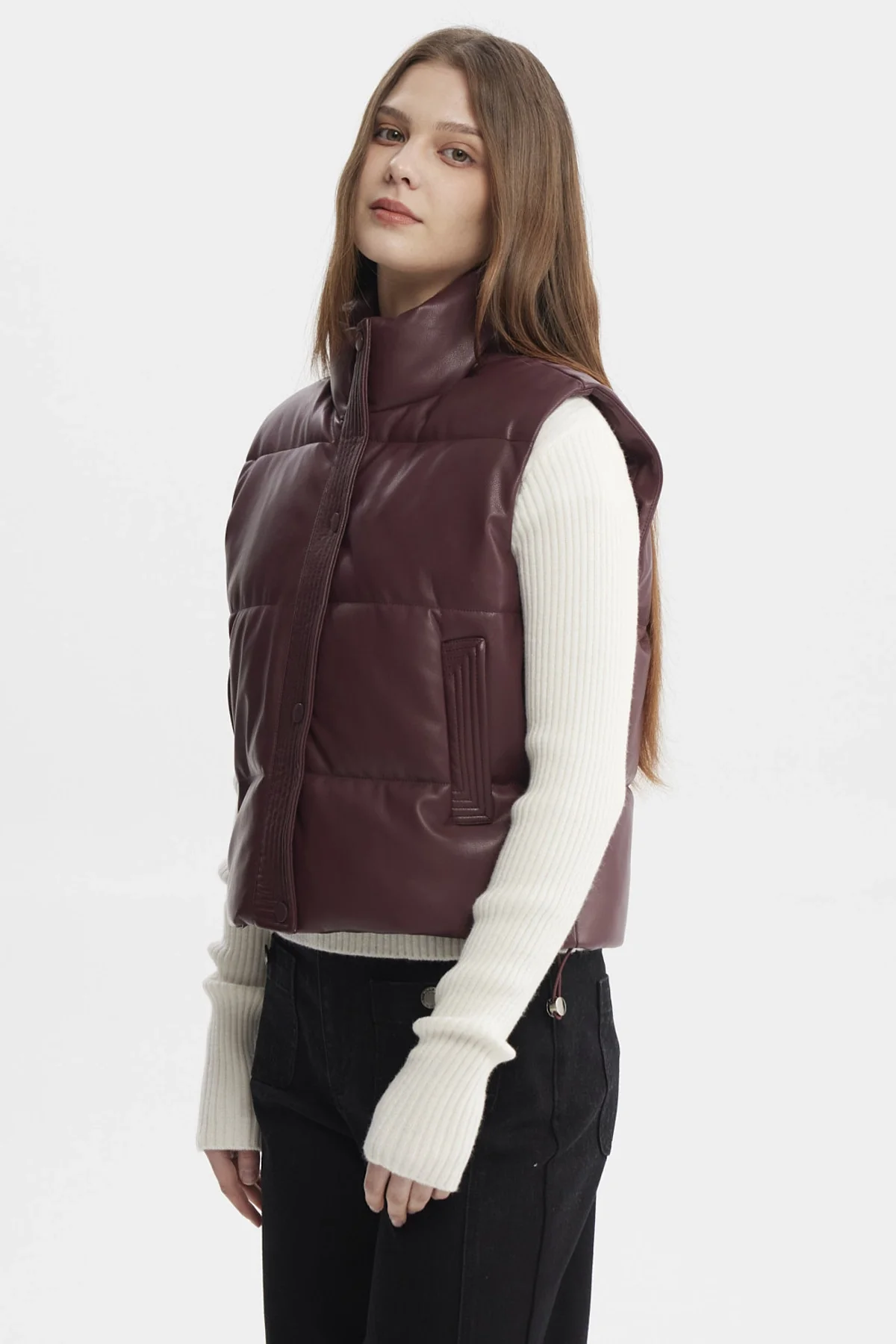 Parka Mujer Slim Rojo - Image 2