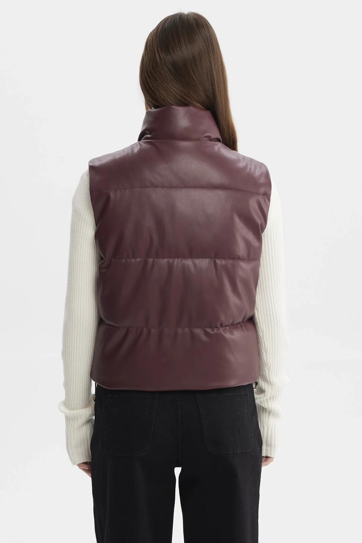 Parka Mujer Slim Rojo - Image 3