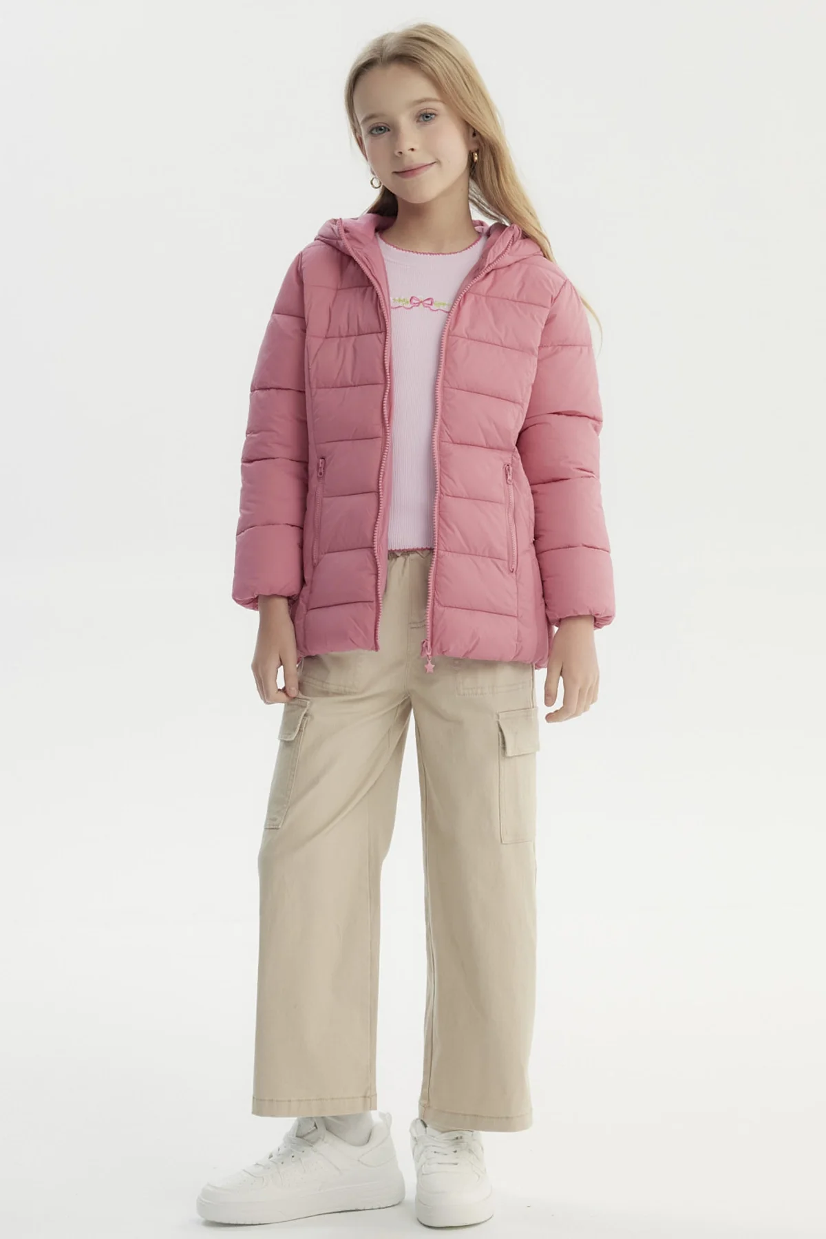 Parka Niña Toddler Rosado - Image 4