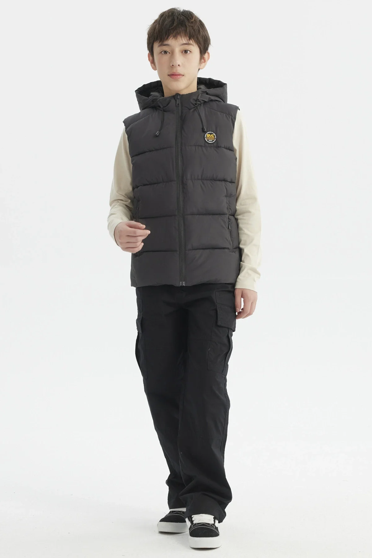 Parka Niño Gorro Acolchado Marengo - Image 4
