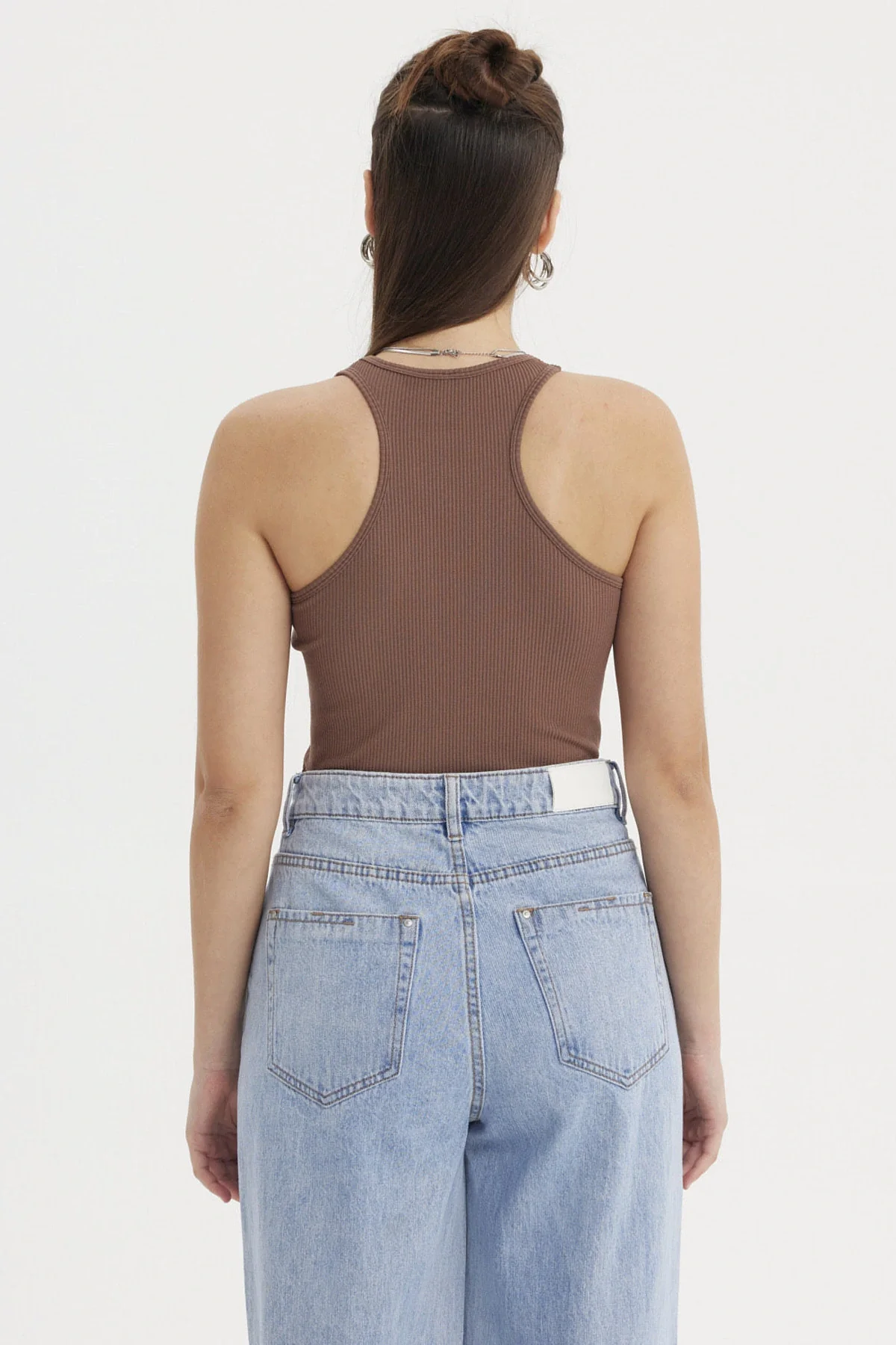 Peto Mujer Musculosa Cafe - Image 3