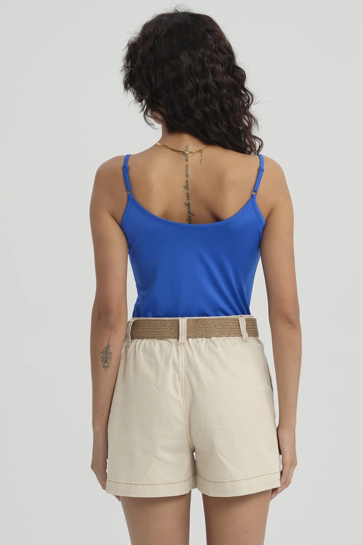 Peto Mujer Pabilo Básico Liso Azulino - Image 2