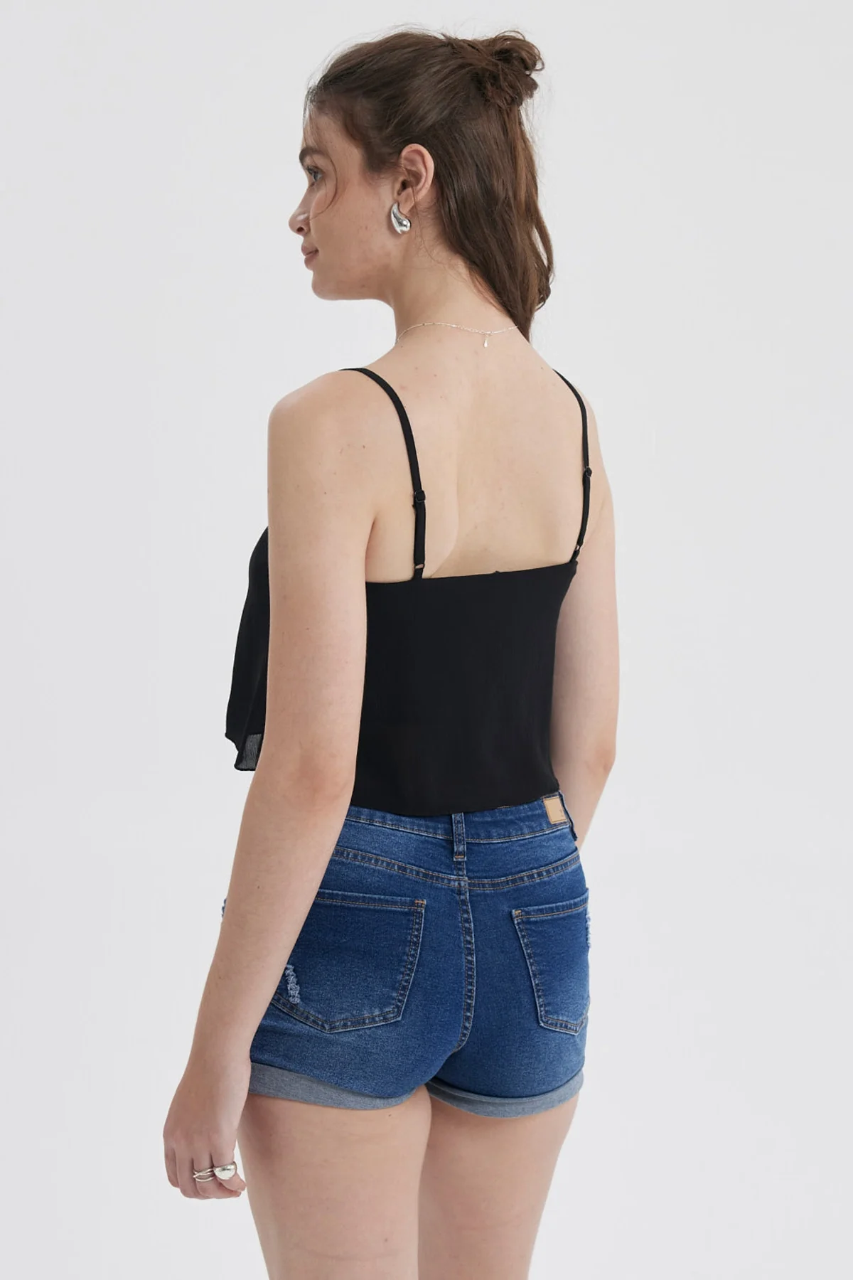Peto Mujer Pabilo Bicapa Negro - Image 3