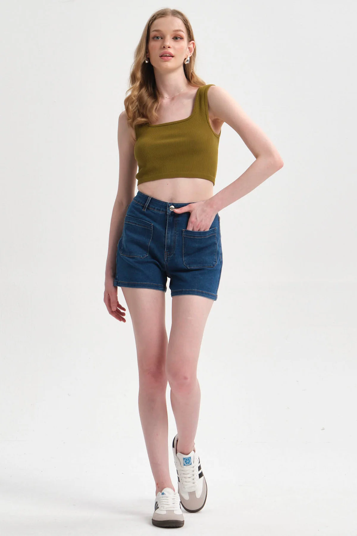 Peto Mujer Seamless Verde Olivo - Image 4