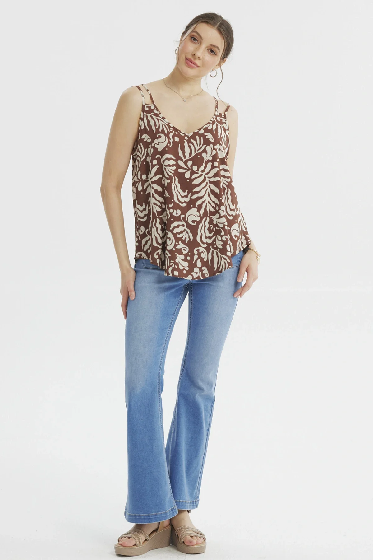 Peto Mujer Slim Café Claro - Image 4