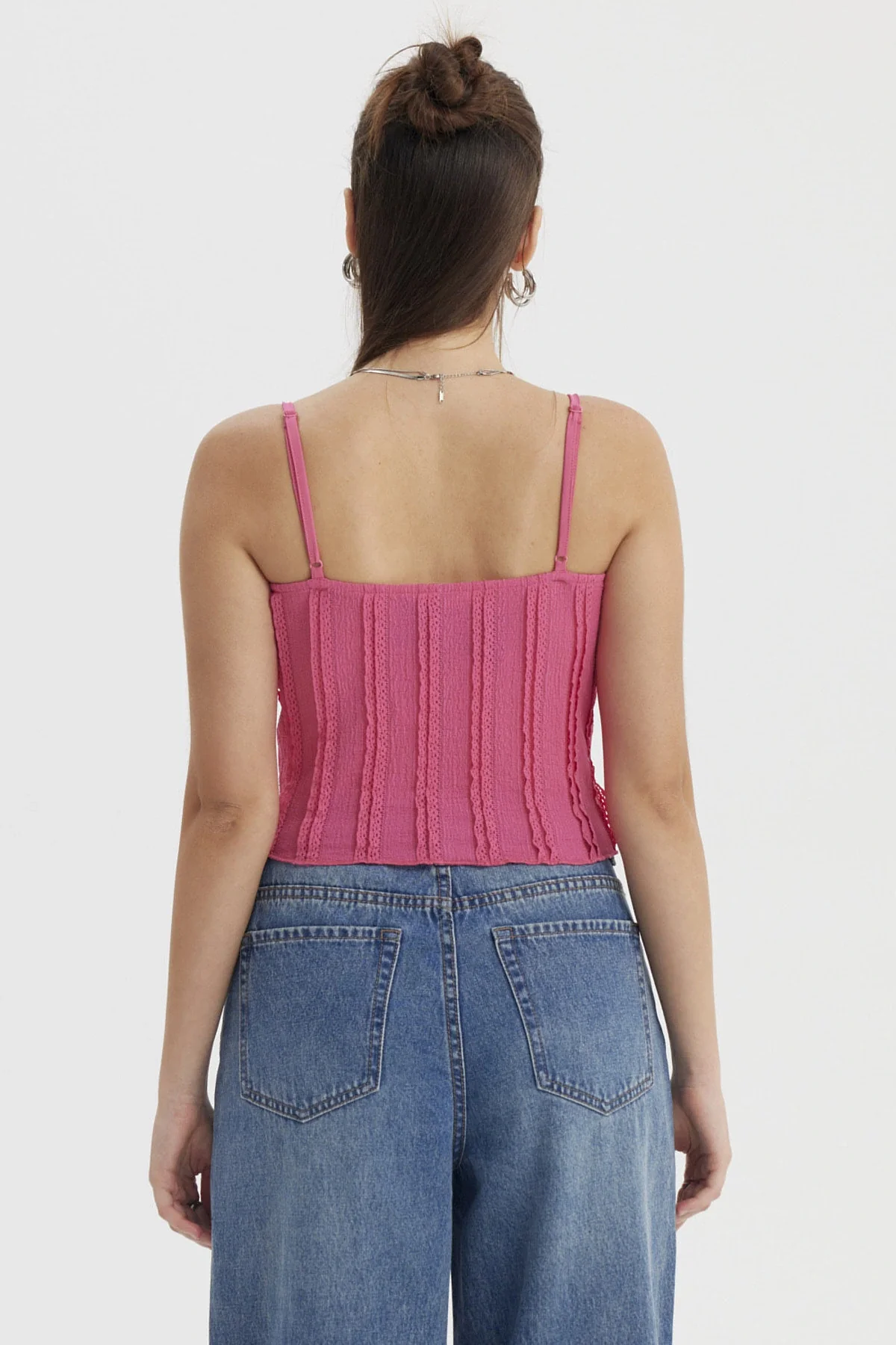 Peto Mujer Texturizada Rosado - Image 3
