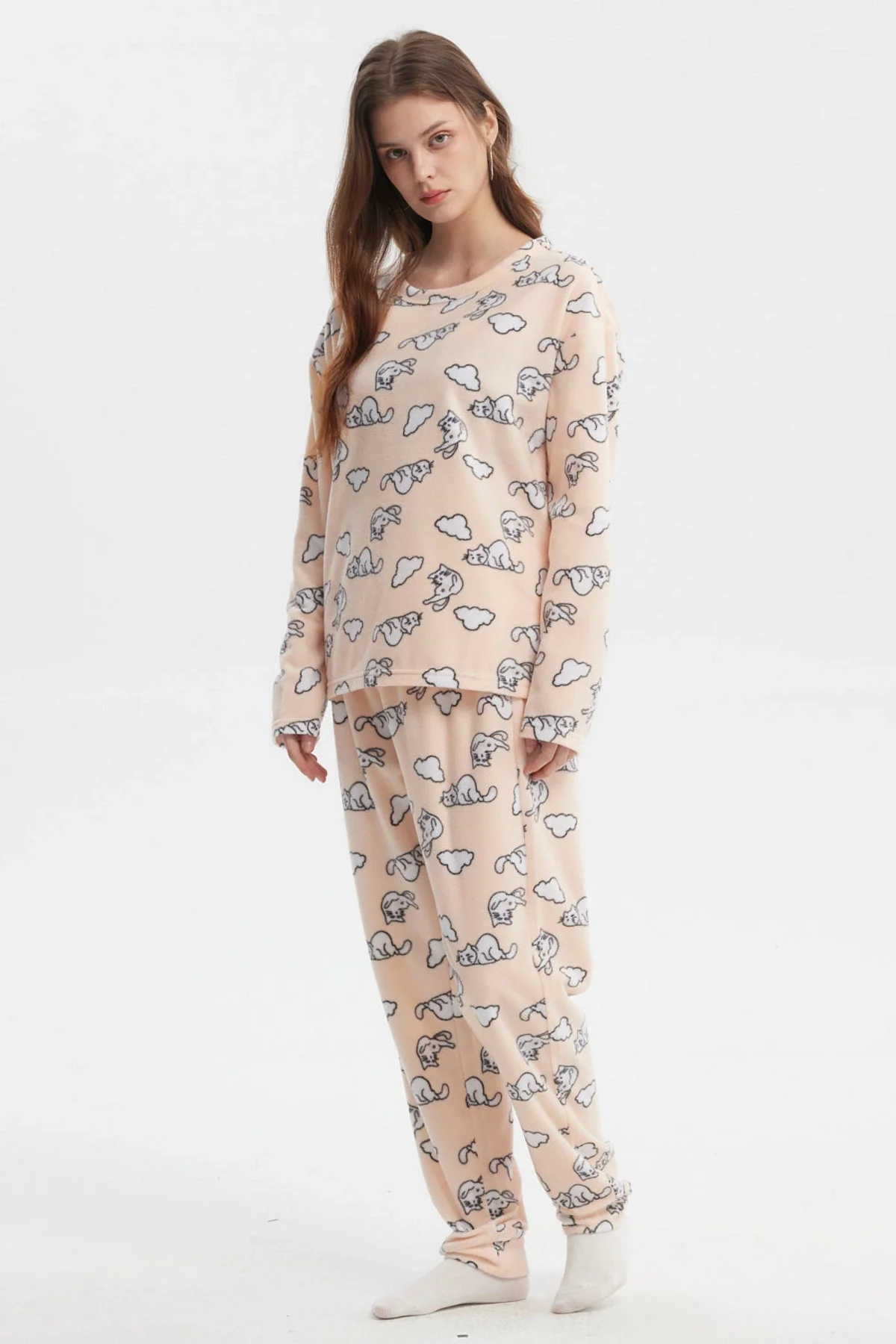 Pijama Mujer Juvenil Beige - Image 2