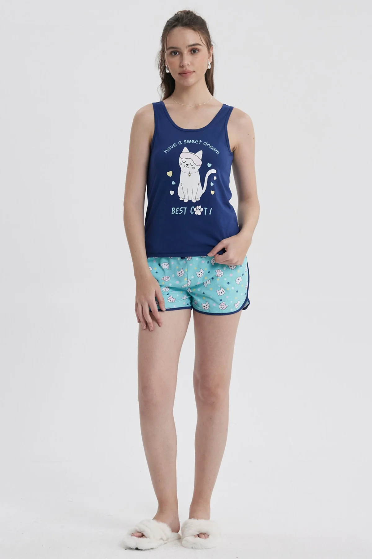 Pijama Mujer Regalable Azul
