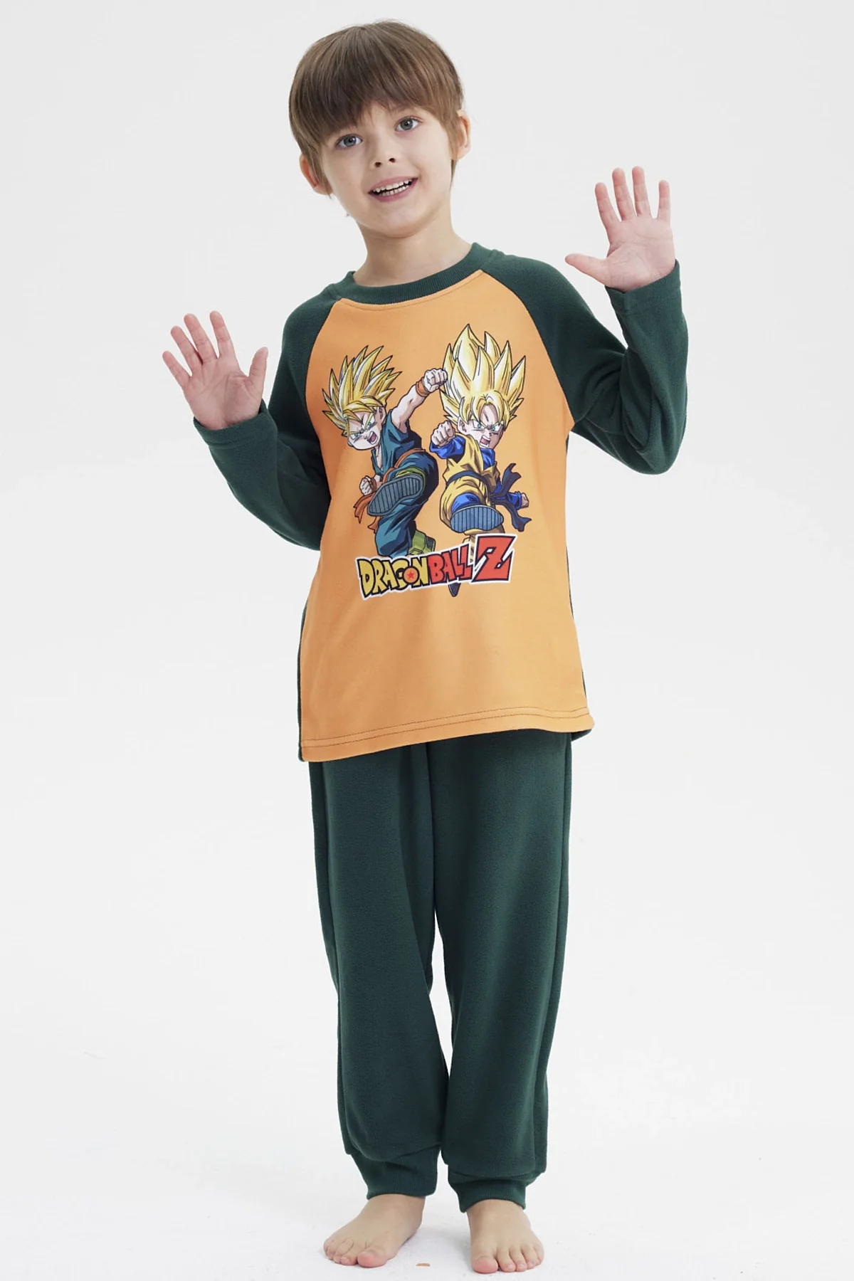 Pijama Niño Polar Dbz Verde