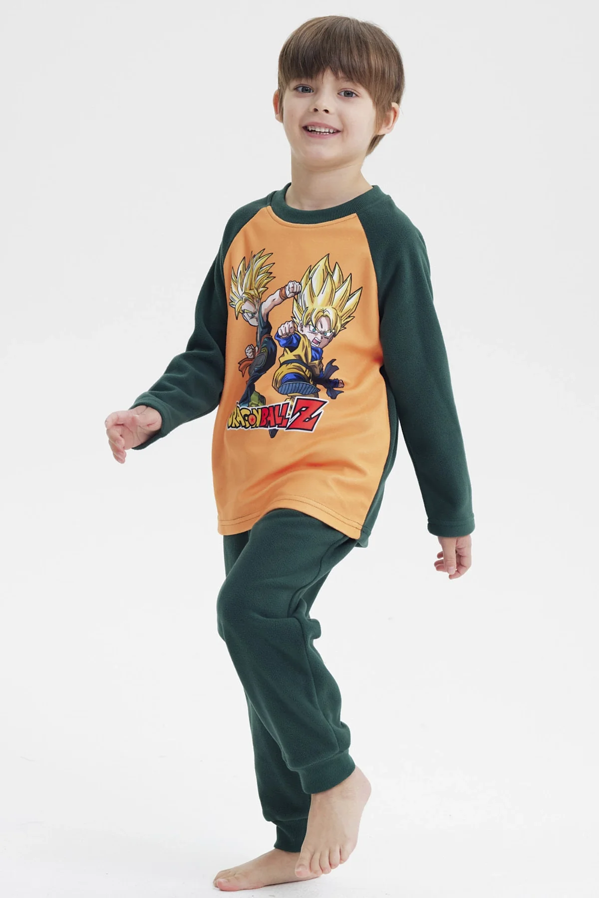 Pijama Niño Polar Dbz Verde - Image 4