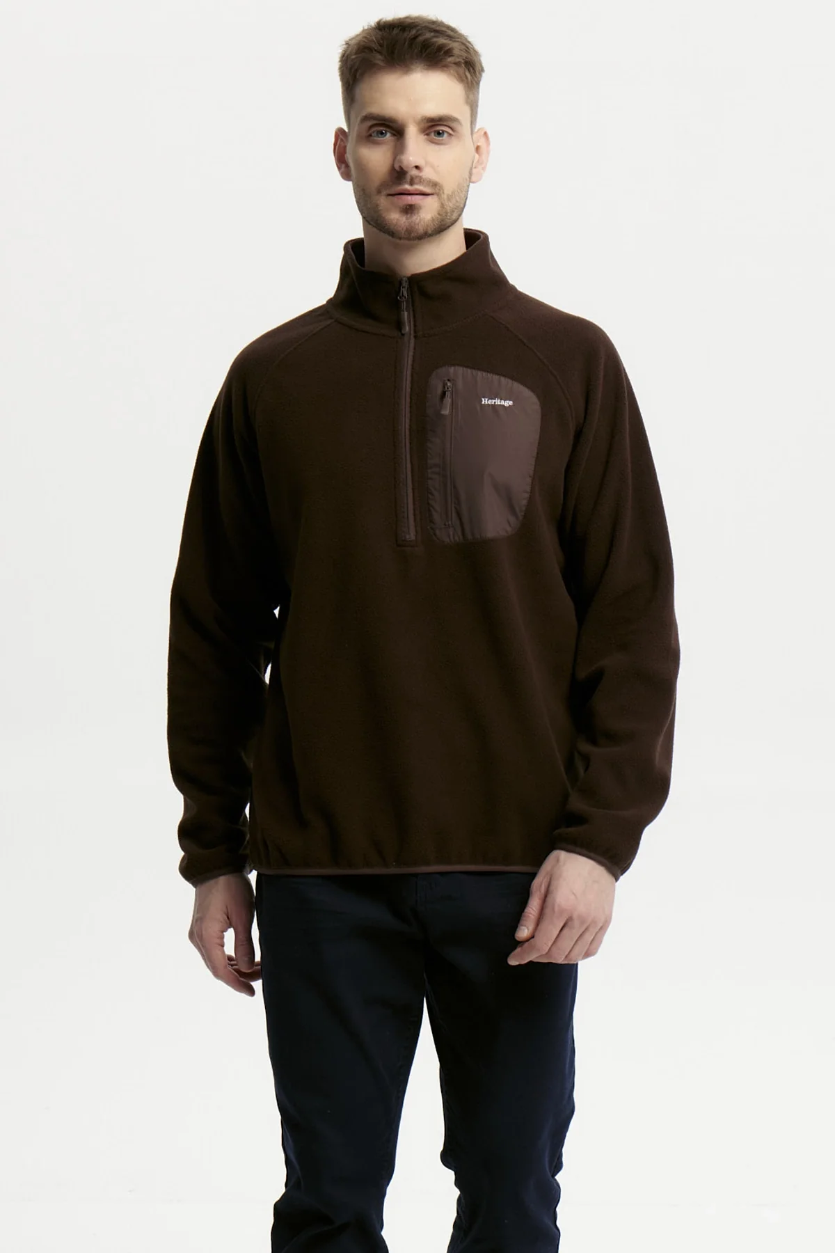 Polar Hombre Half Zipper Café