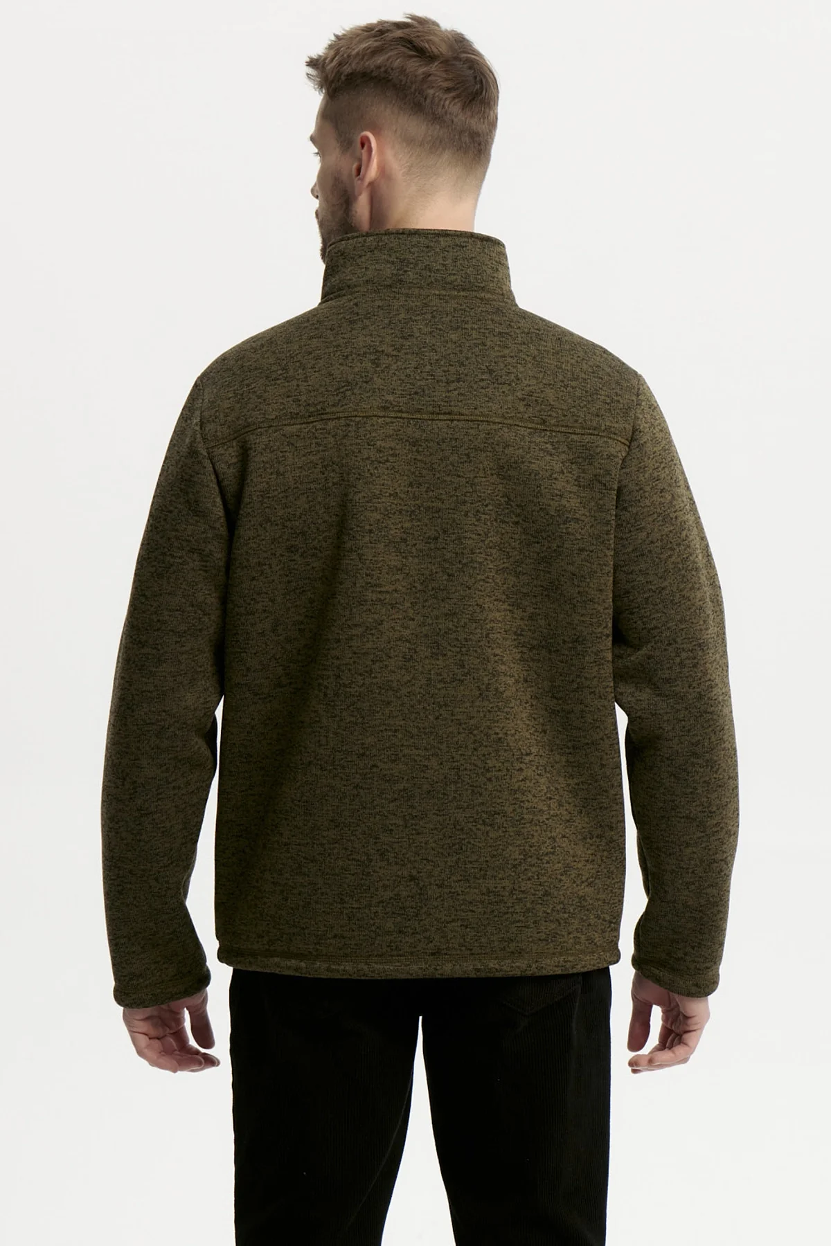 Polar Hombre Slim Cuello Con Cierre Verde - Image 3