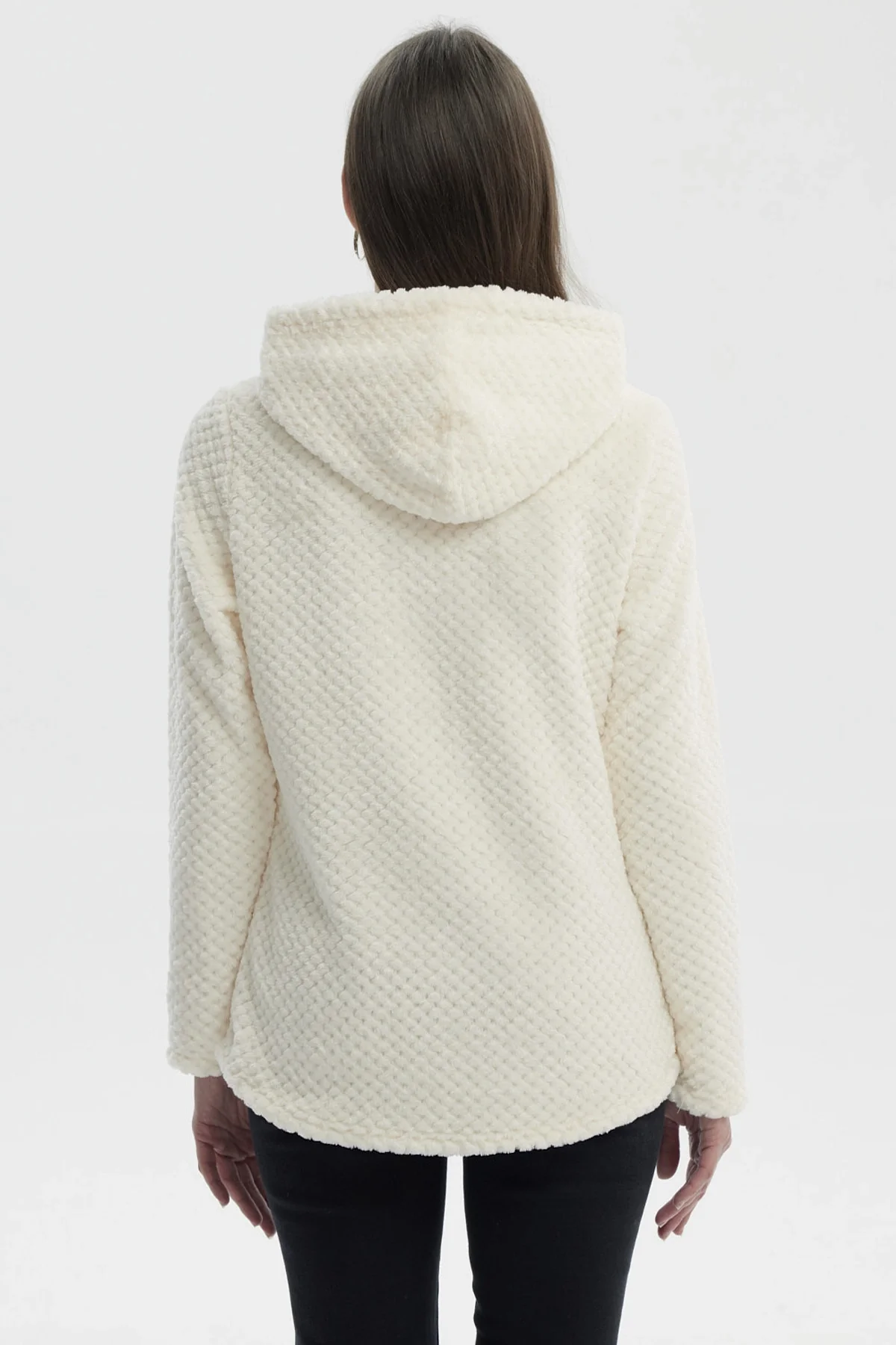 Polar Mujer Básico Aplicación Botón Crema - Image 3