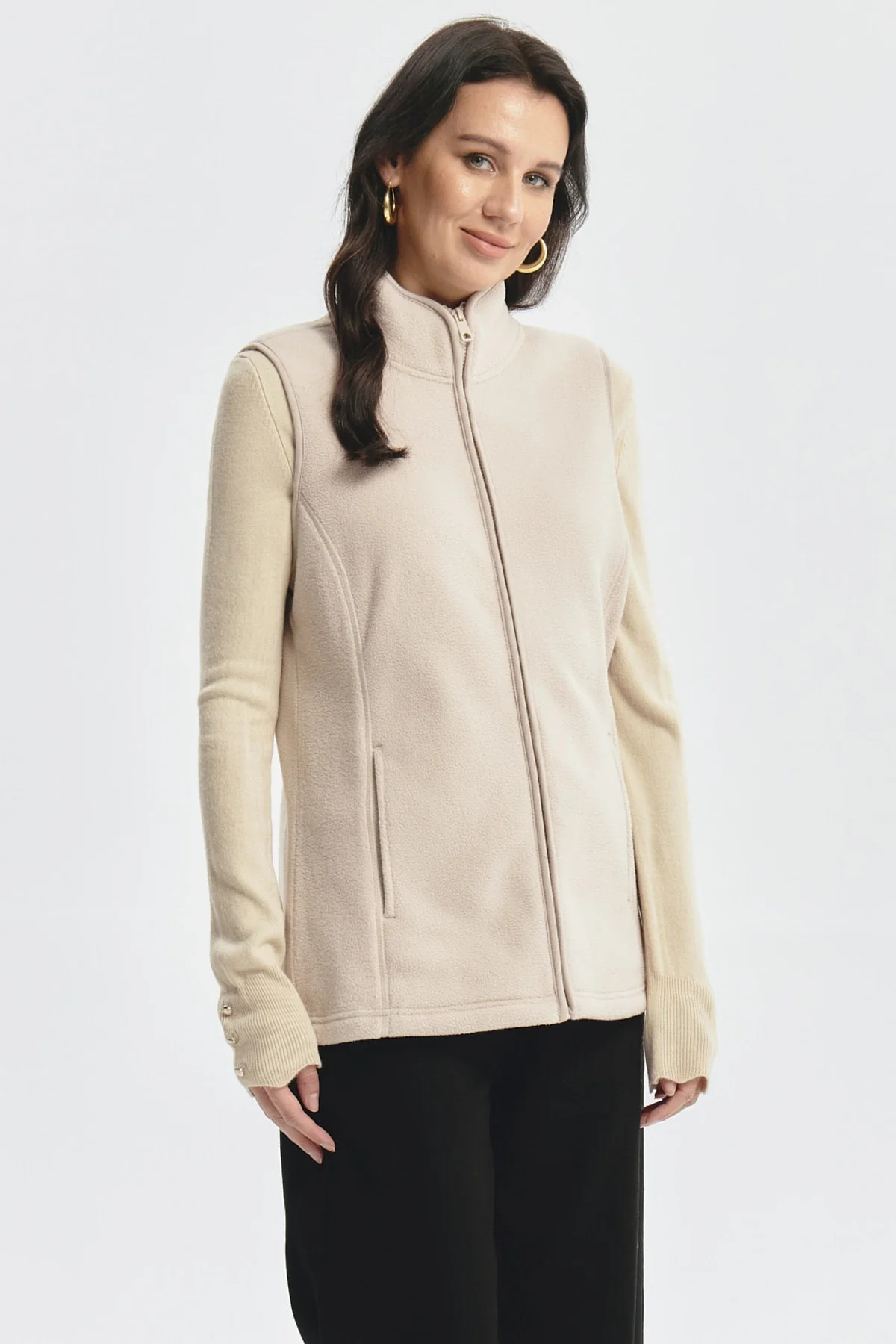 Polar Mujer Básico Beige - Image 2