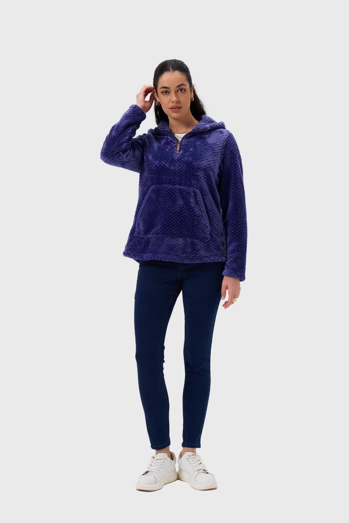 Polar Mujer Básico Morado - Image 4