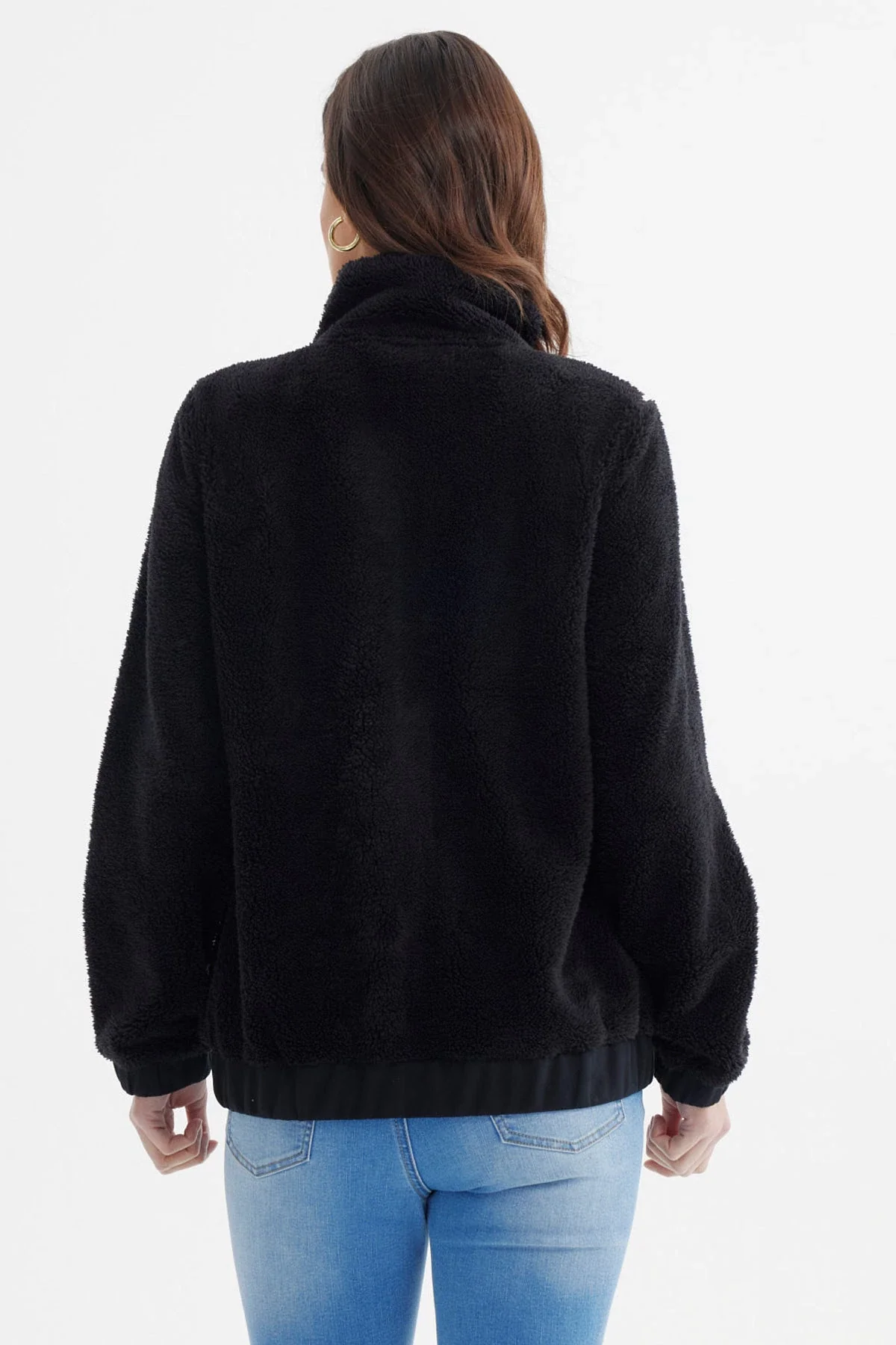 Polar Mujer Cuello Camisero Negro - Image 3