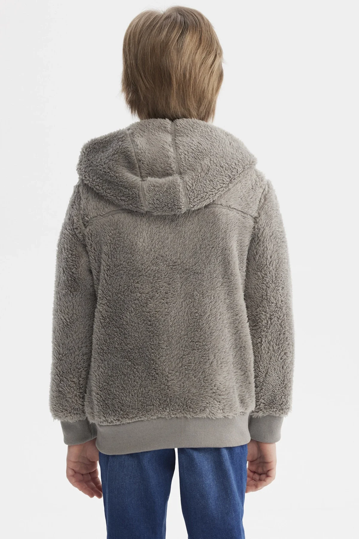 Polar Niño Básico Peludo Gris - Image 3