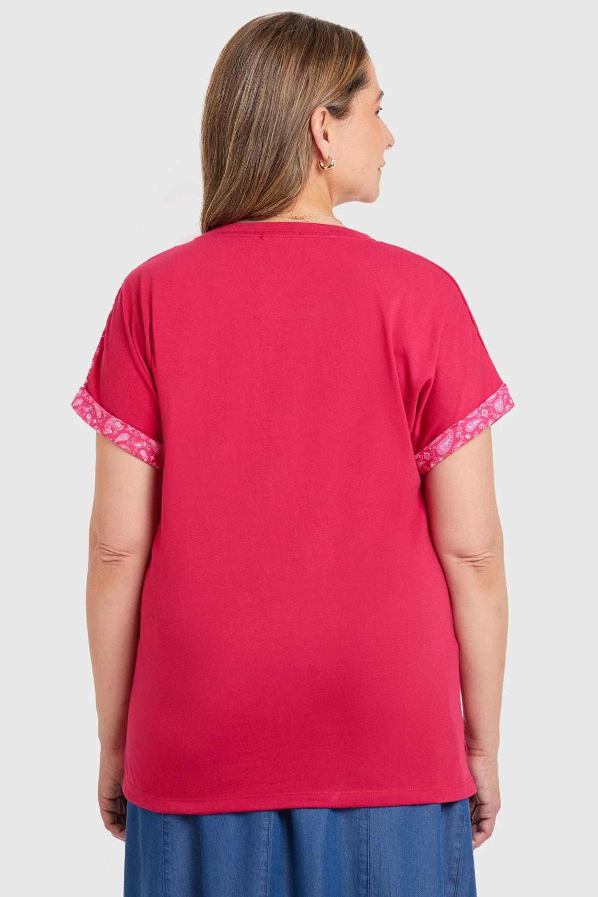 Polera Bloque Magenta - Image 3