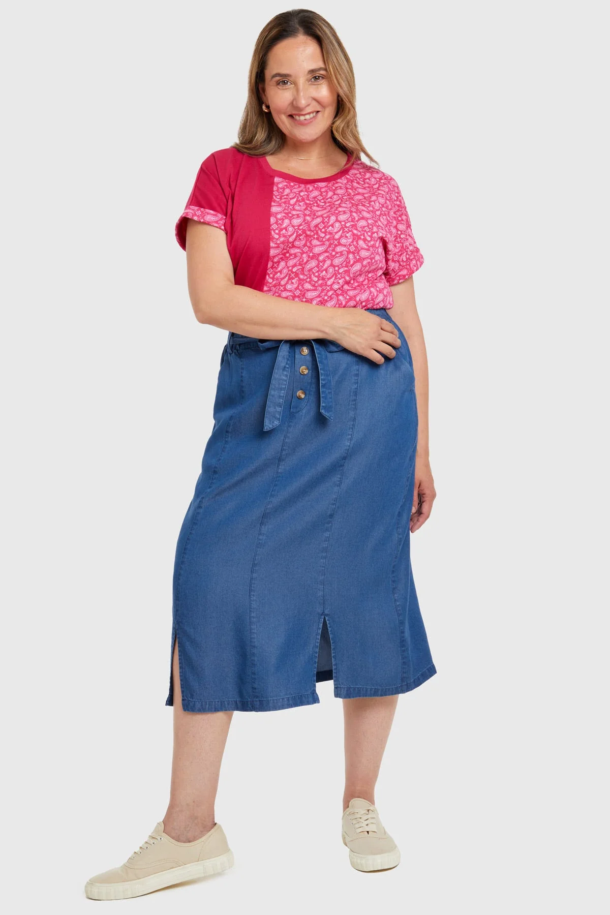 Polera Bloque Magenta - Image 4