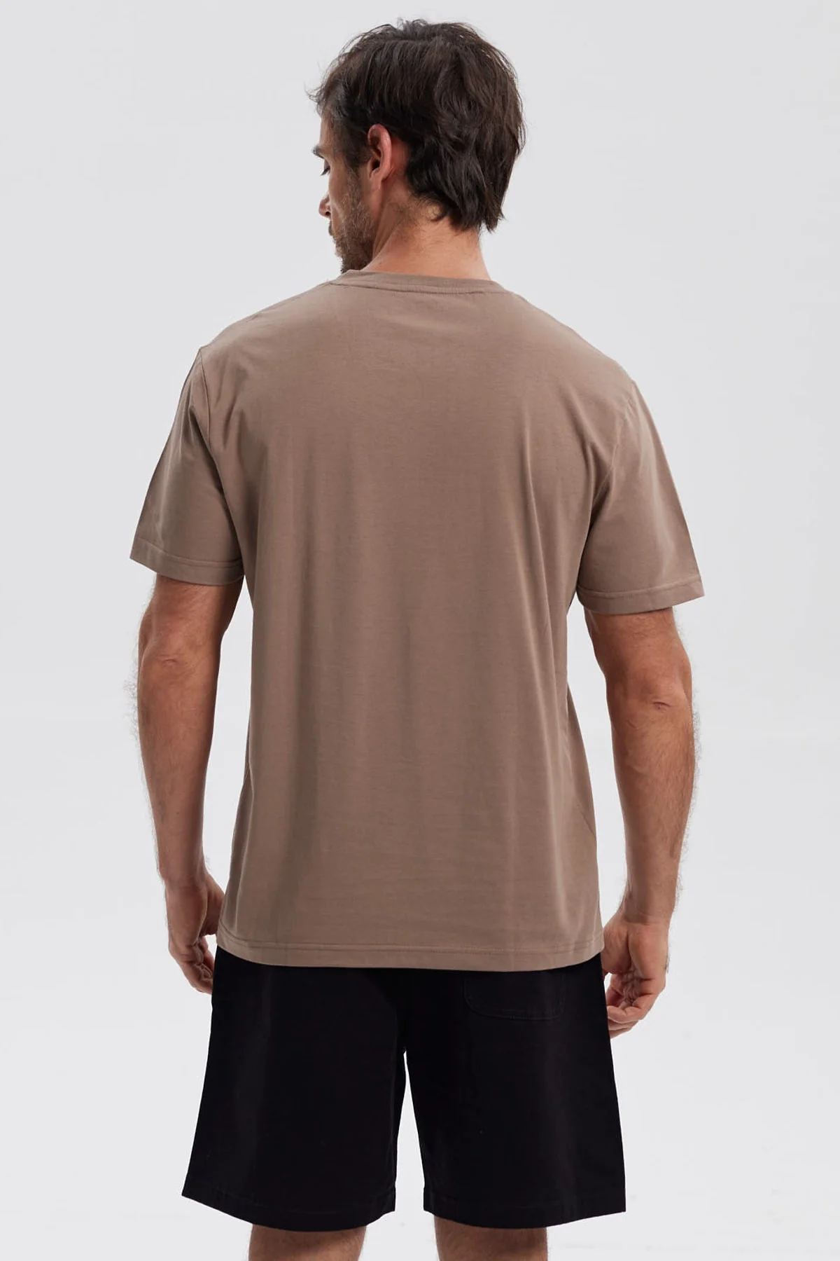 Polera Hombre Básica Café - Image 3
