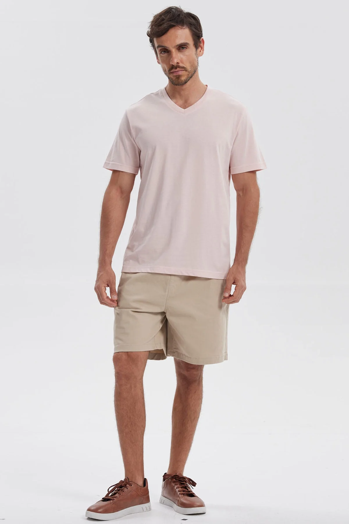 Polera Hombre Básica Rosado - Image 4