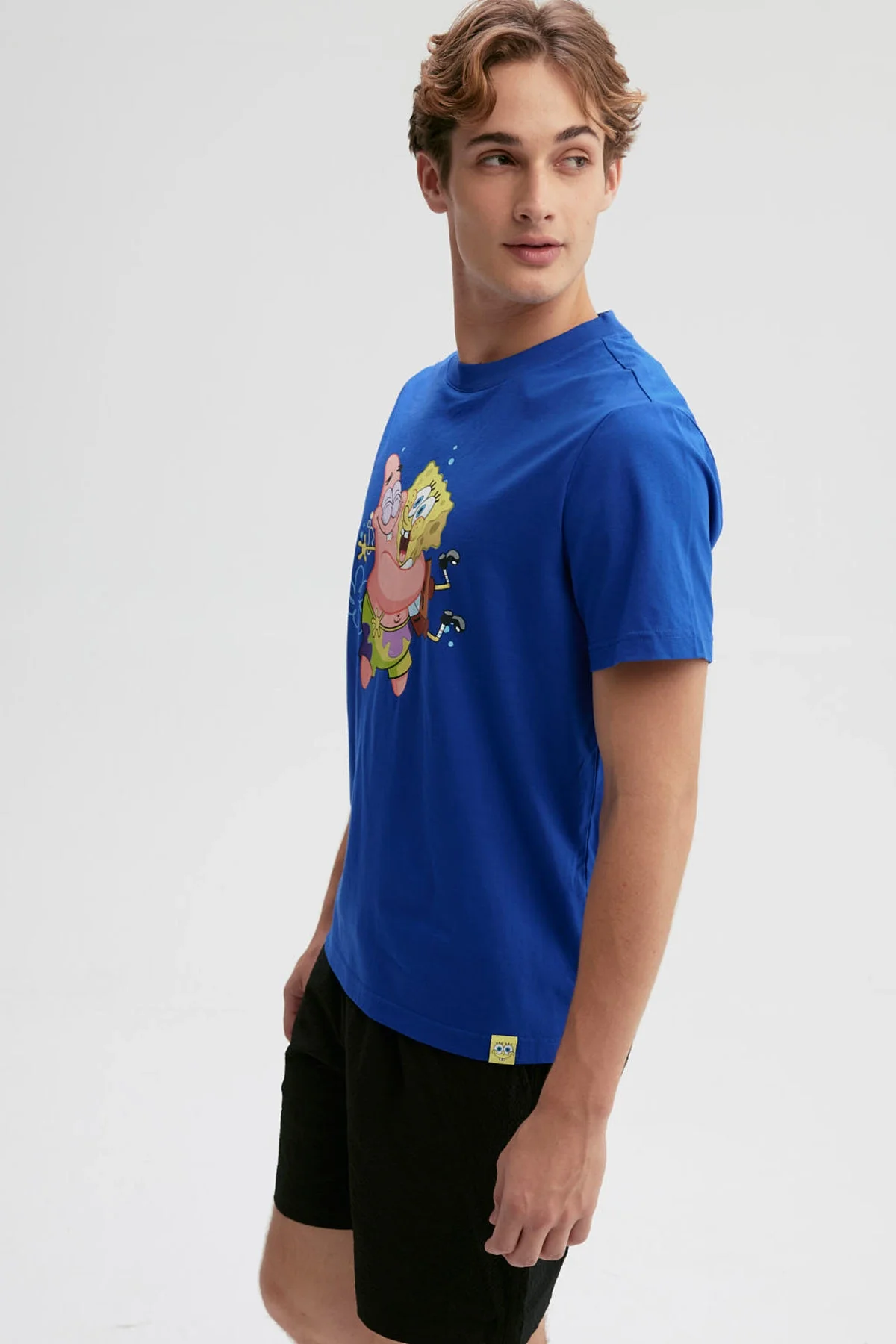 Polera Hombre Bob Esponja Azulino - Image 2