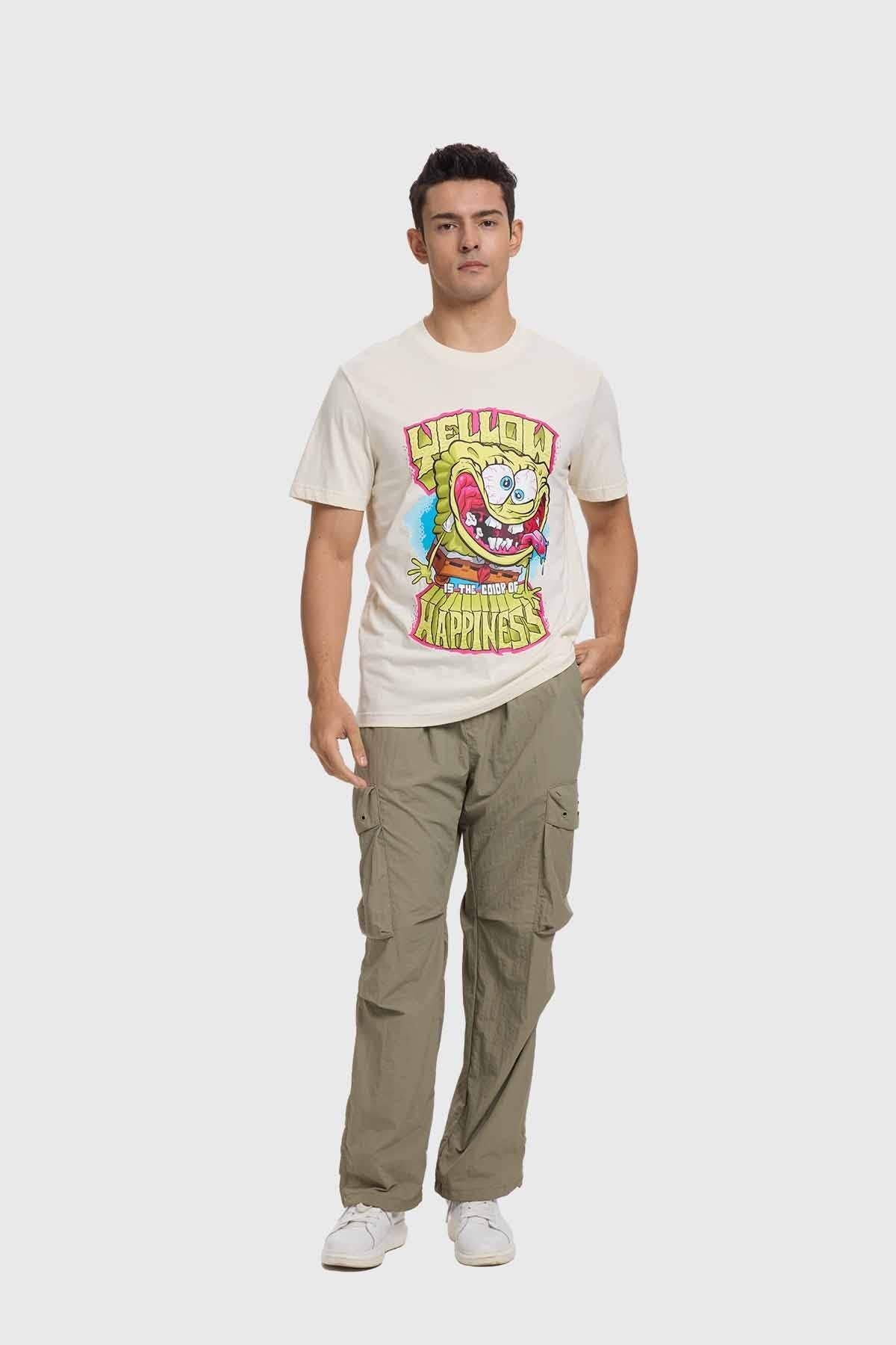 Polera Hombre Bob Esponja Crudo - Image 4