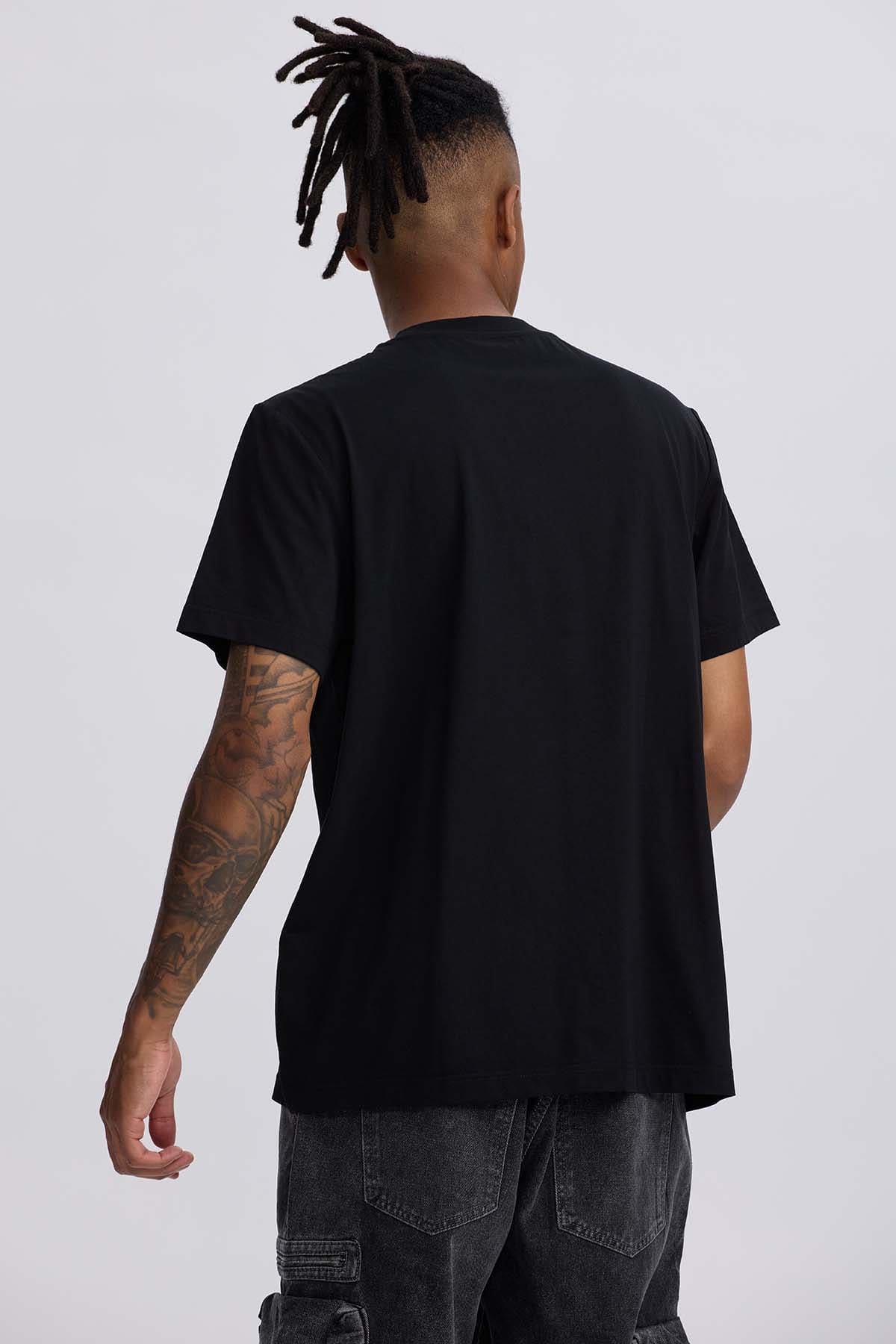 Polera Hombre Bolsillo Contraste Negro - Image 3