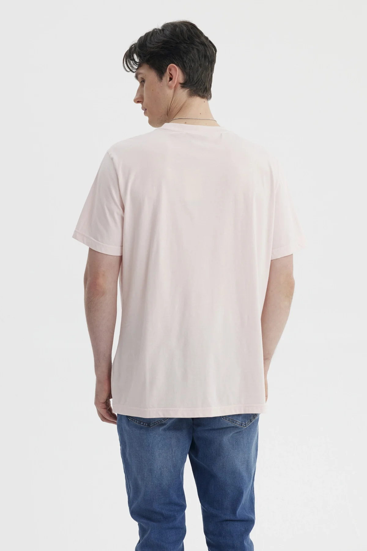 Polera Hombre Con Bolsillo Print Rosado - Image 3