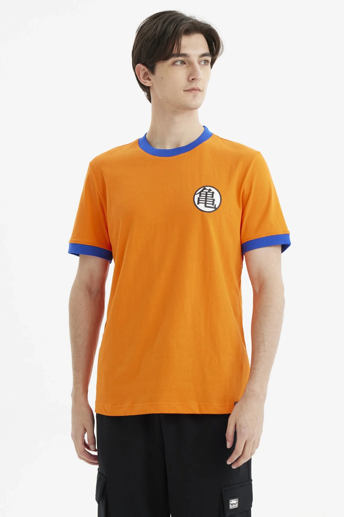 Polera Hombre Dragon Ball Naranjo