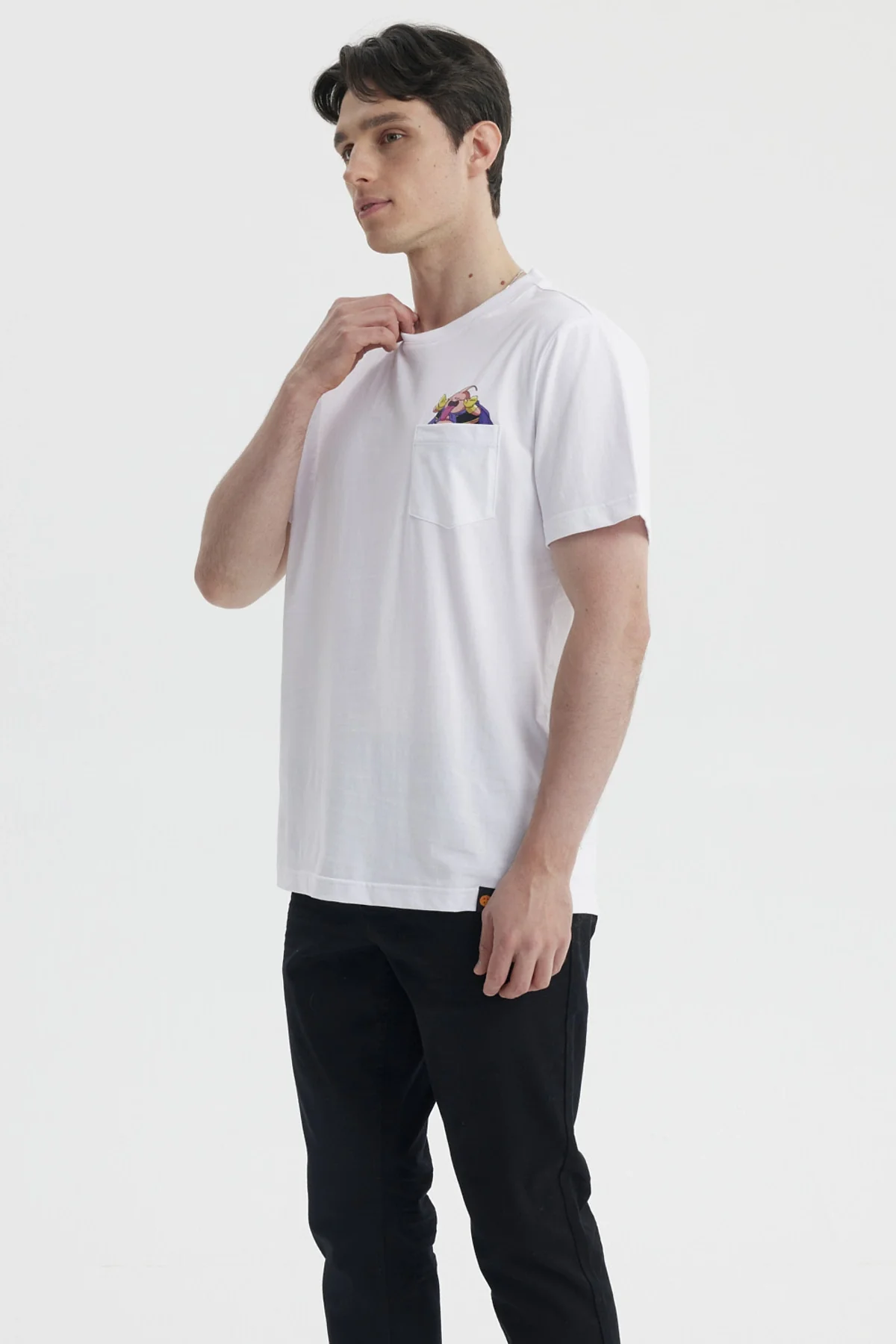 Polera Hombre Dragon Blanco - Image 2
