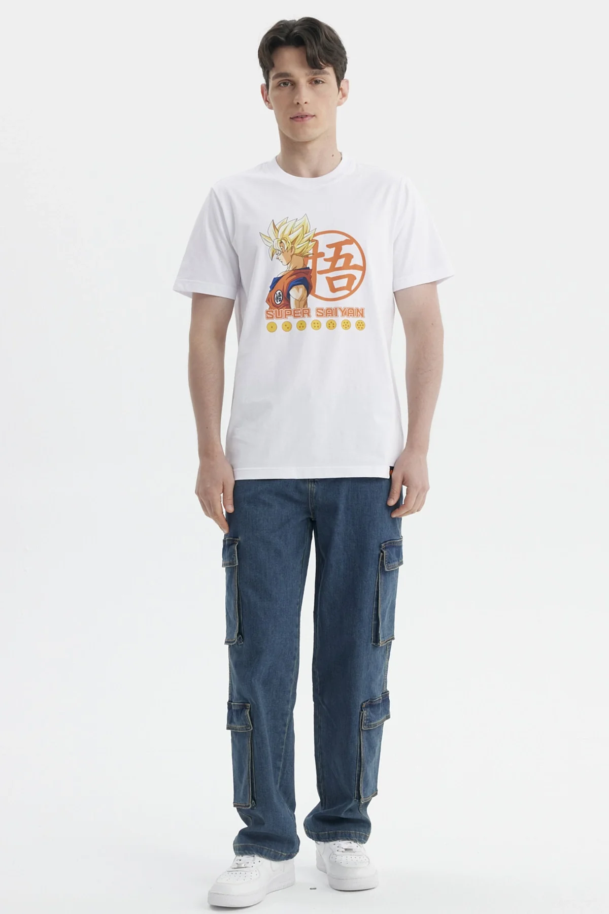 Polera Hombre Dragon Blanco - Image 4